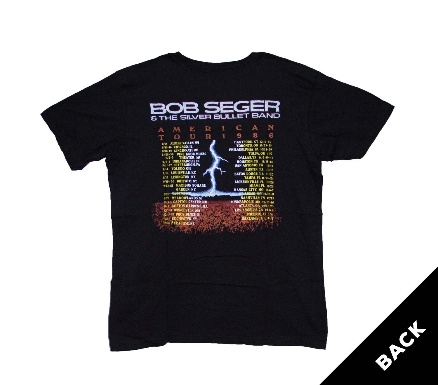 Bob Seger - American Storm Tour '86 - BLK