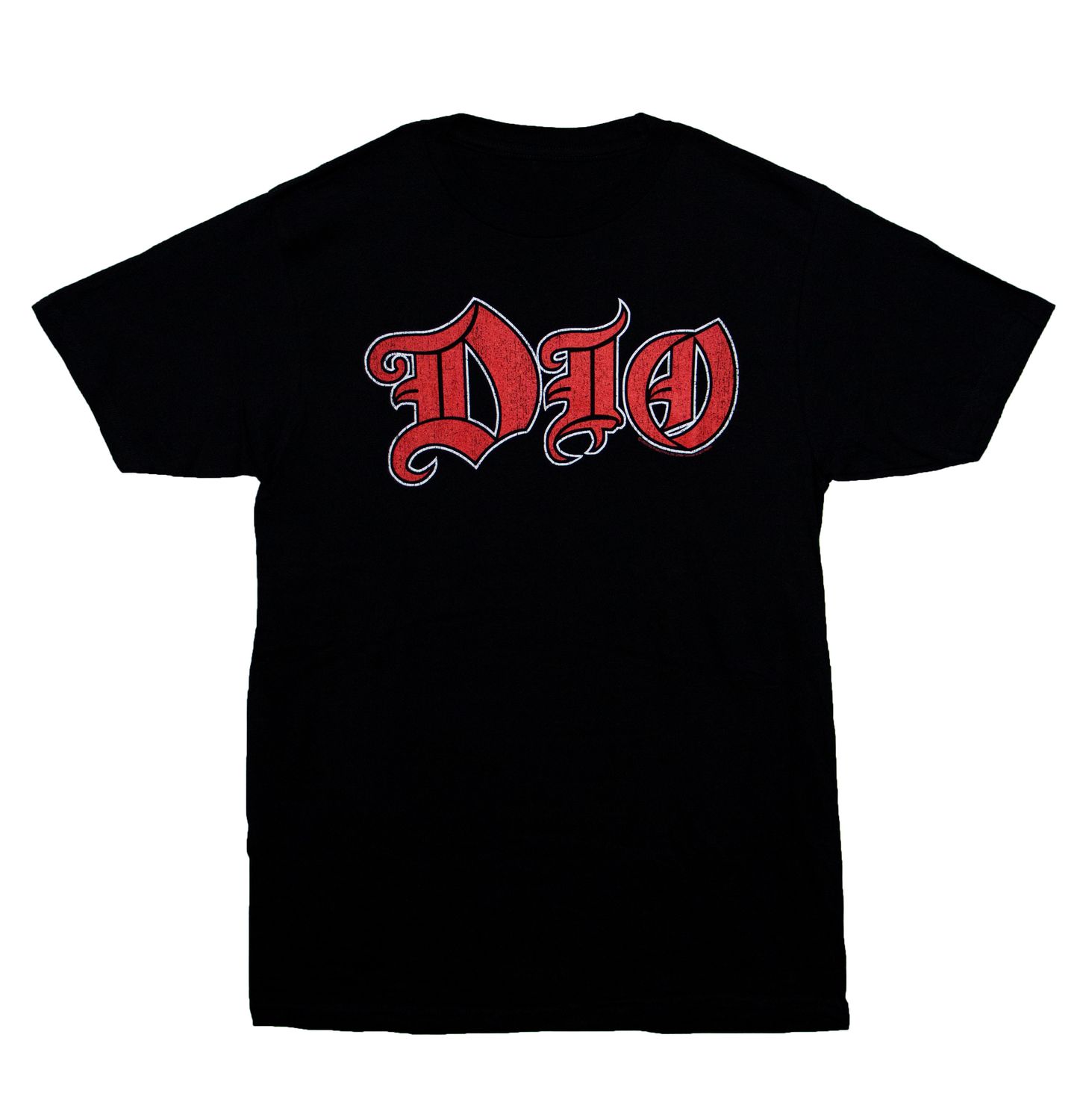 DIO - Logo (White Outline) - BLK