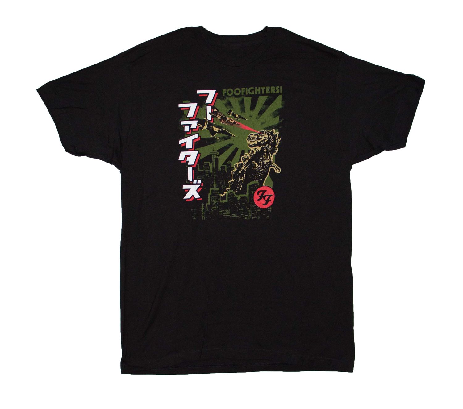 Foo Fighters Godzilla (Green Dragon)- Black