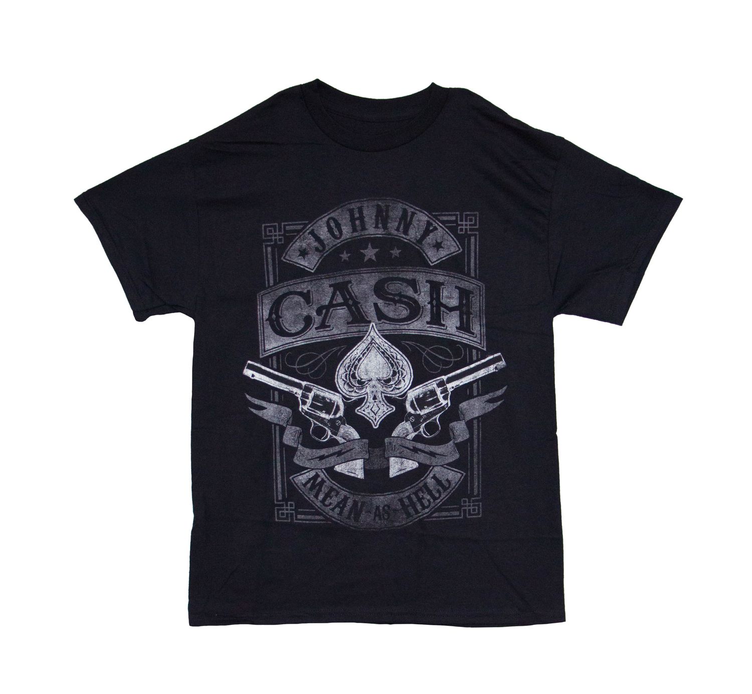 Johnny Cash - Mean as Hell Guns Ver. 2 - BLK