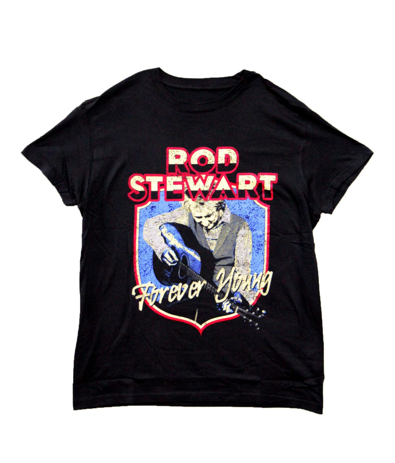 Rod Stewart Forever Young Crest - Black