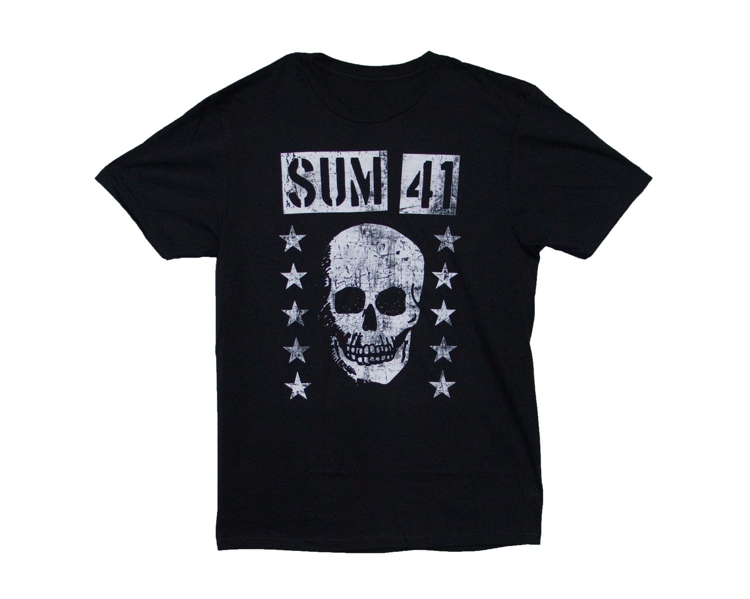 Sum 41 - Grinning Skull - BLK