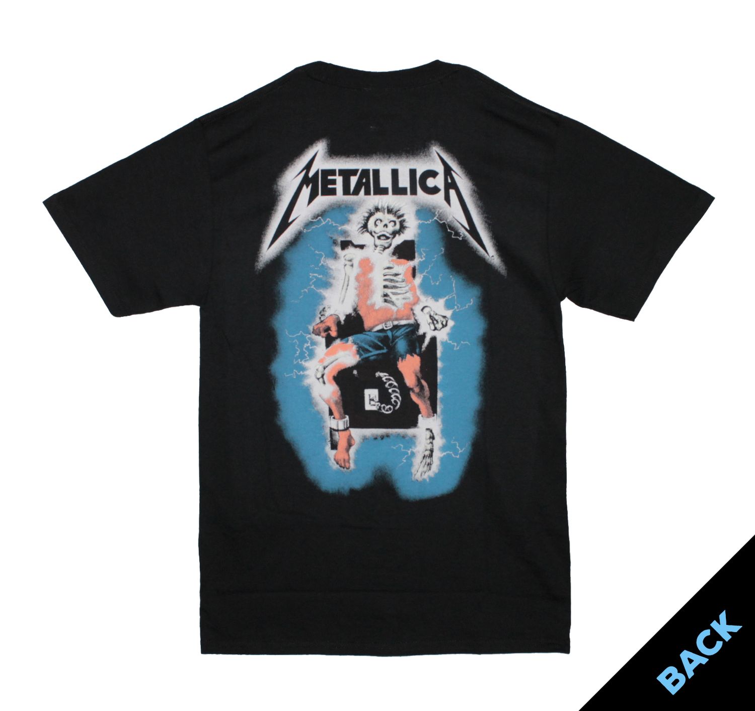 Metallica Ride the Lightning w/ Back Print - Black