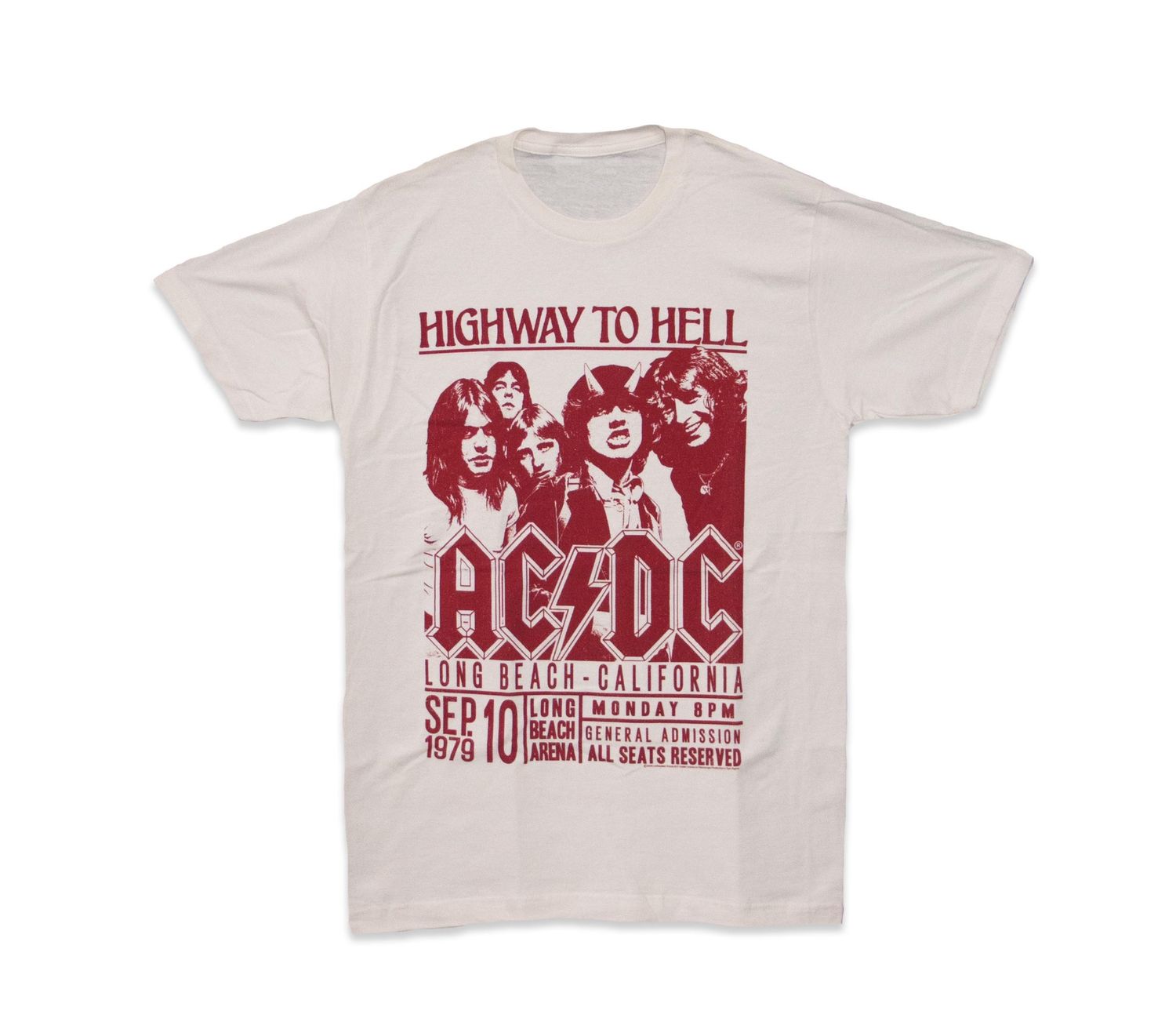 AC/DC - Highway, Long Beach - NATURAL/CREAM