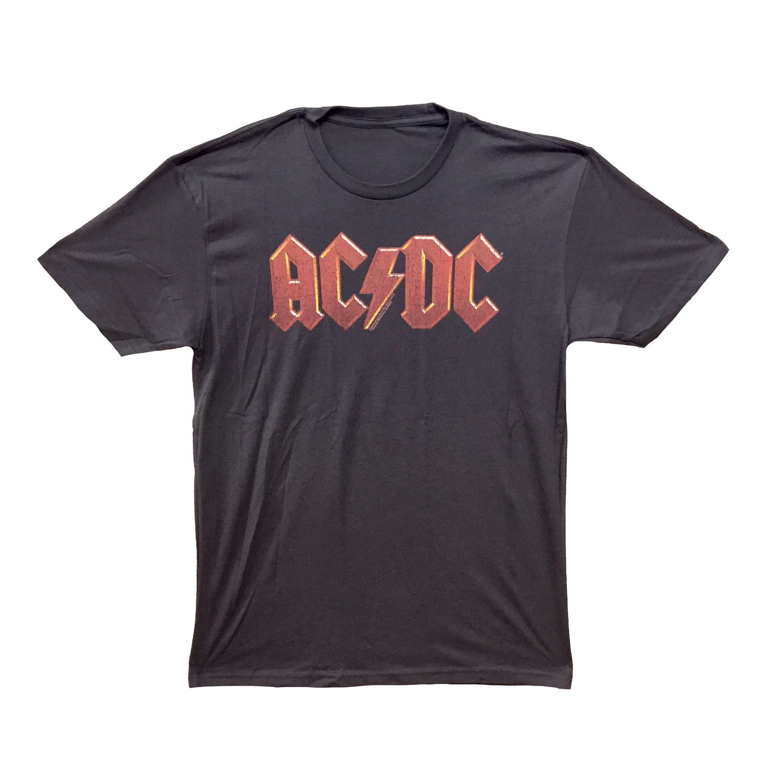 AC/DC Vintage Red Logo - CHARCOAL