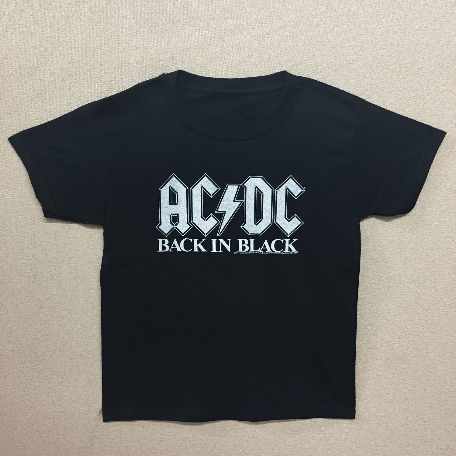 AC/DC Back In Black Youth - Black