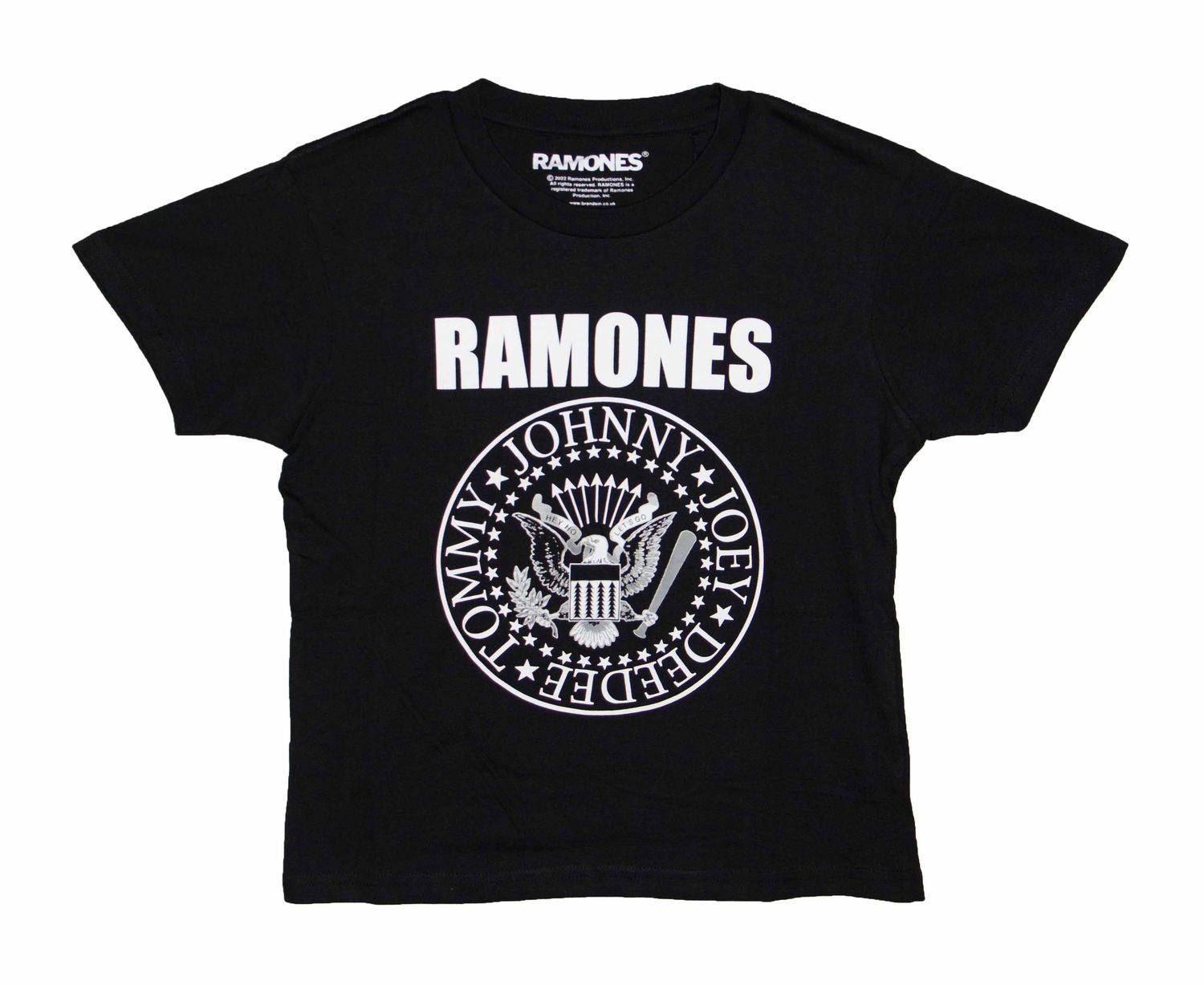 Ramones - Seal Logo Youth Tee - BLK