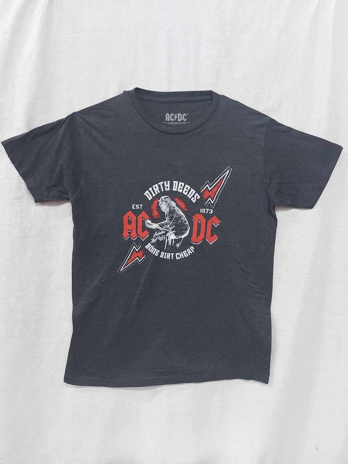 AC/DC - Done Dirt Cheap Est. 1973 - HEATHER GREY