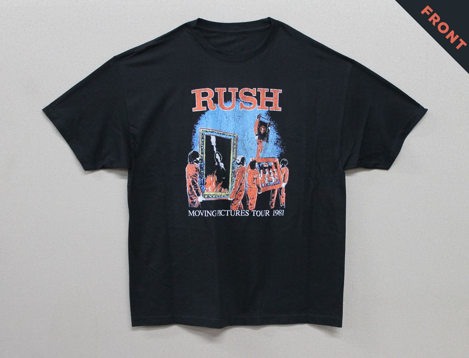 Rush - Moving Pictures 1981 Tour Ver. 1 (No Back) - BLK