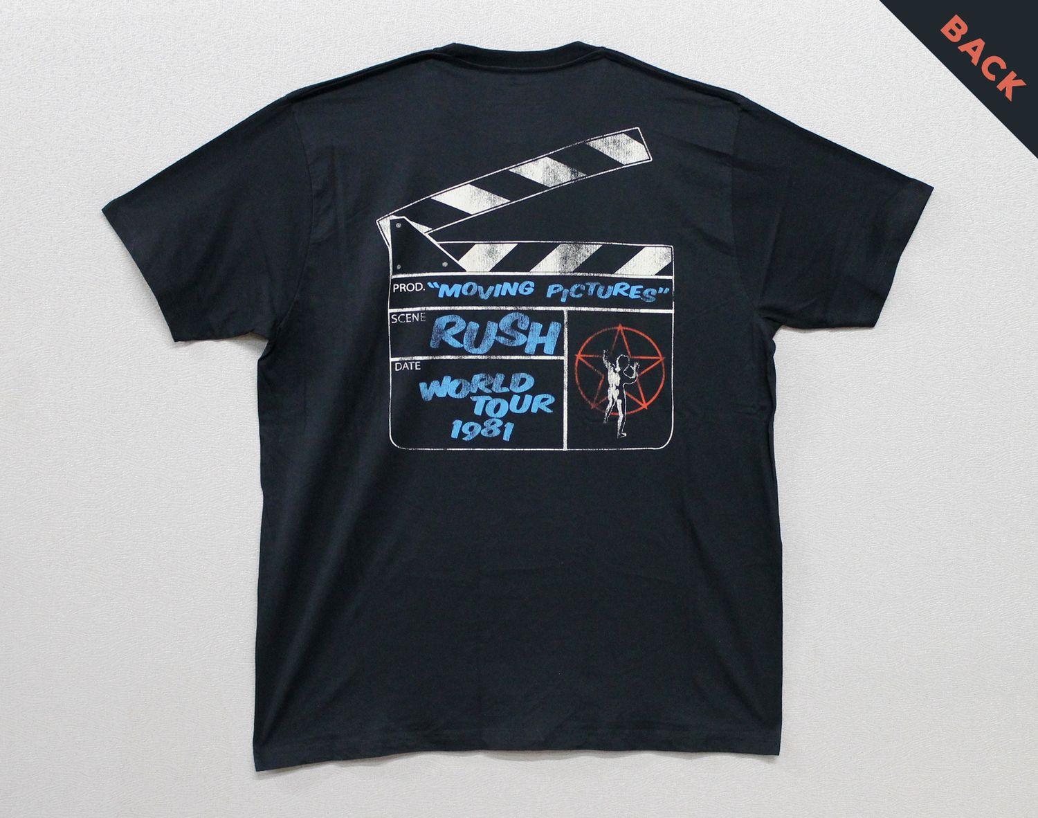Rush - Moving Pictures 1981 Tour Ver. 2 (Dark) - BLK