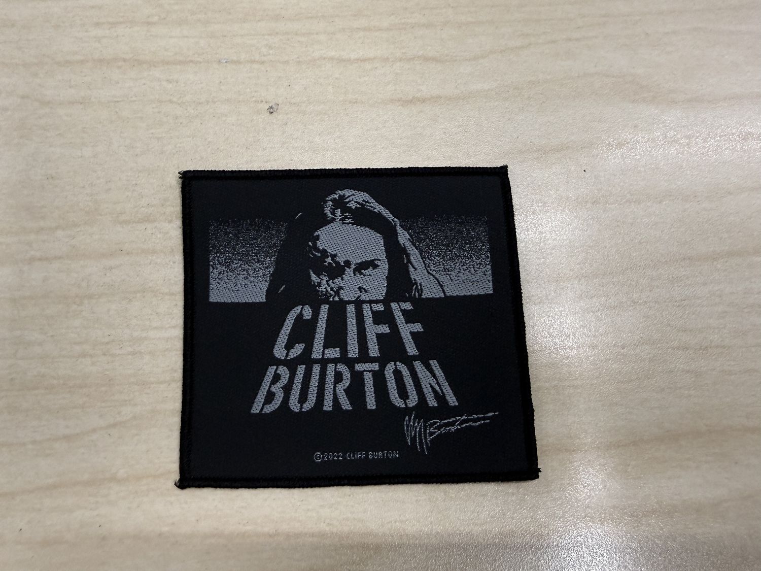 Cliff Burton Sew-On Patch