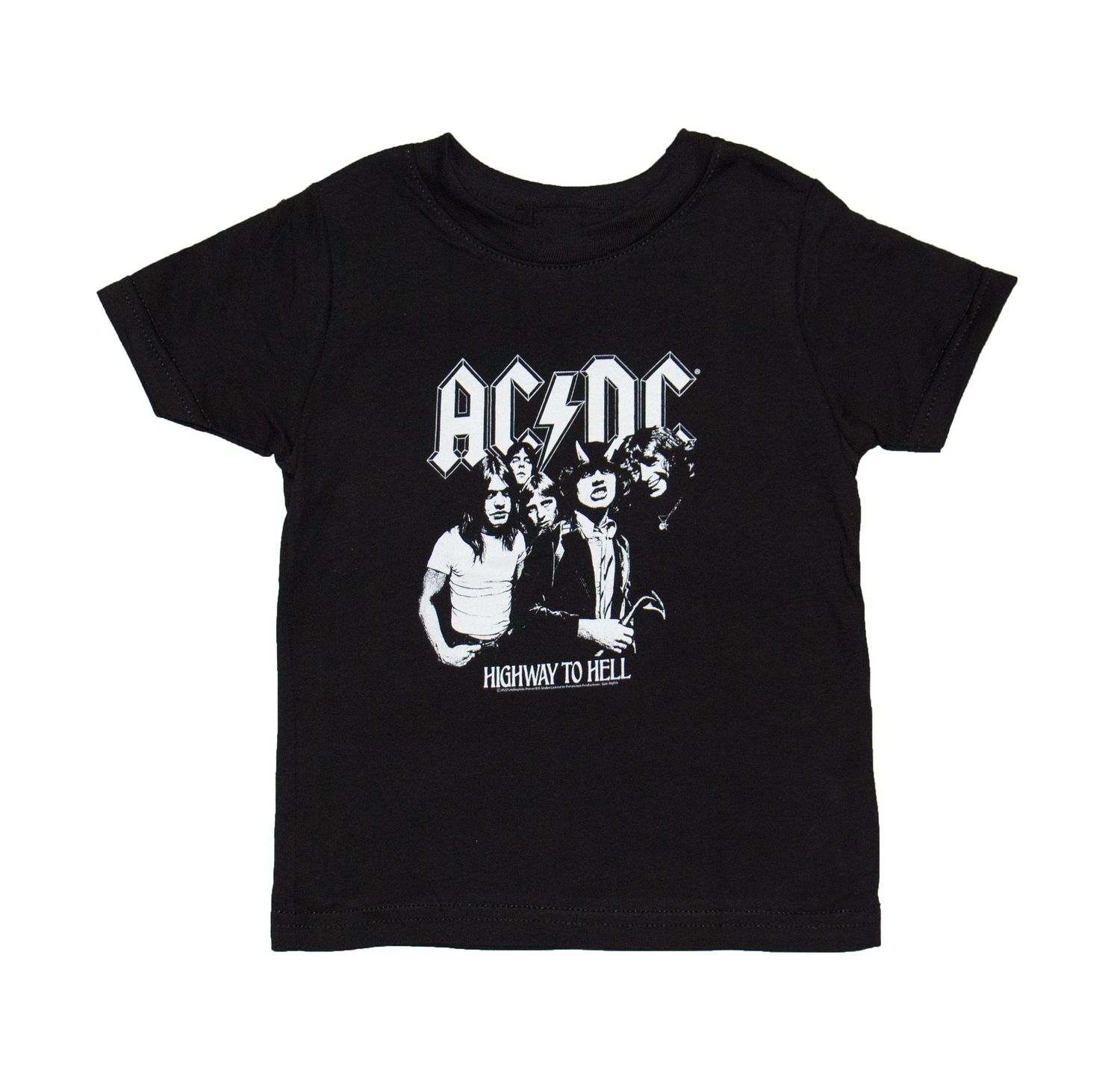 AC/DC - Highway B&amp;W Toddler Tee - BLK