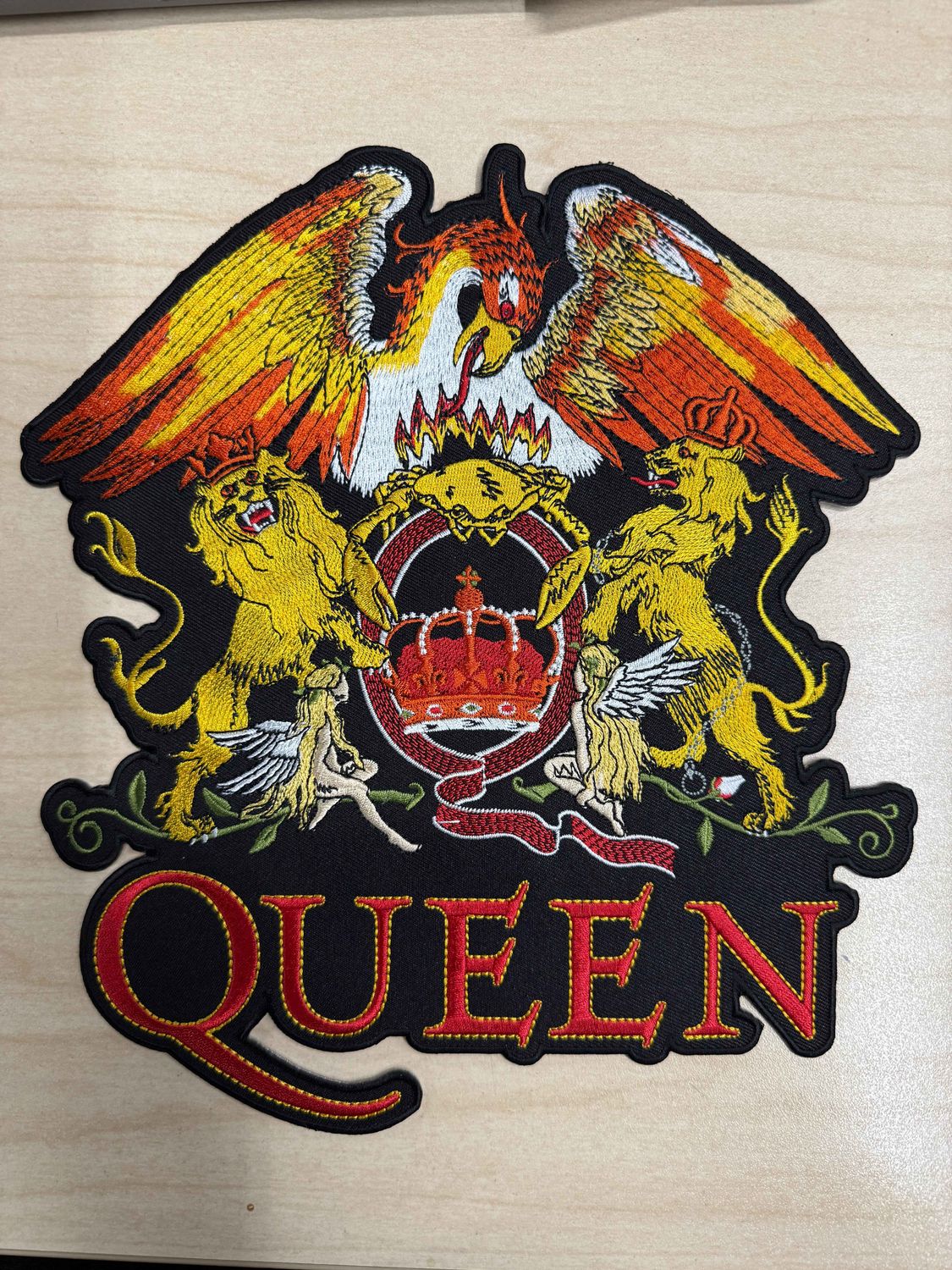 Queen - Classic Crest Oversized Iron-On Backpatch