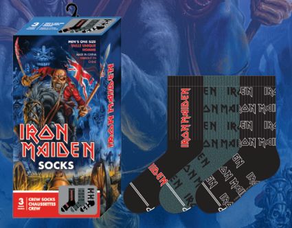Iron Maiden Maiden England 3 pack Gift Box Socks