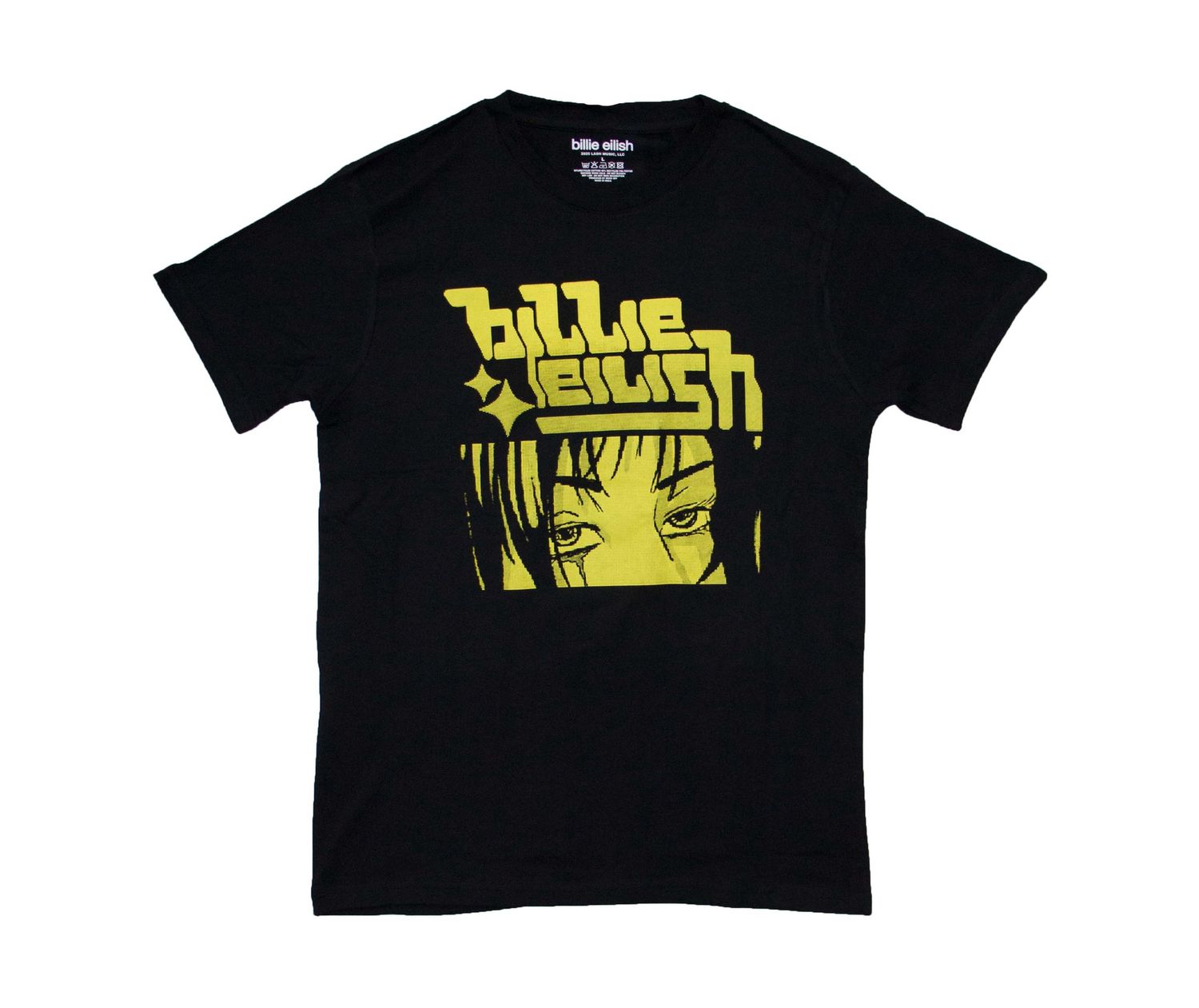 Billie Eilish - Anime Logo - BLK