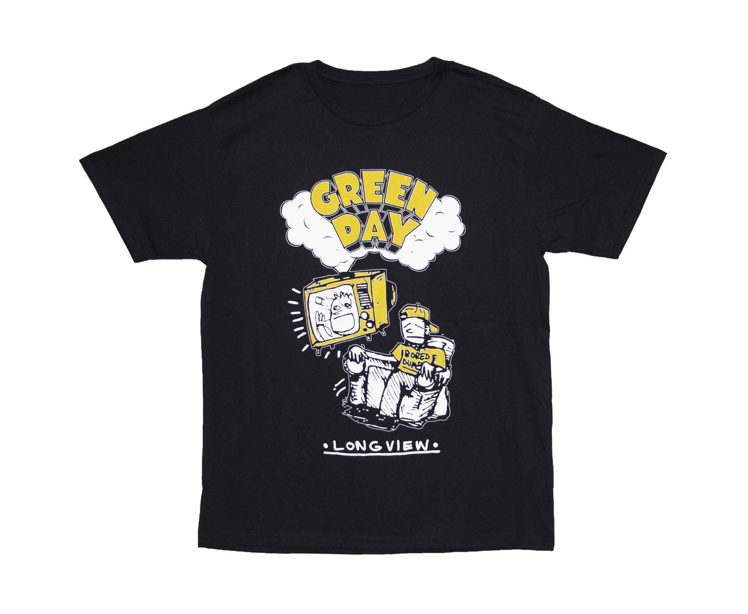 Green Day - Longview Doodle - BLK