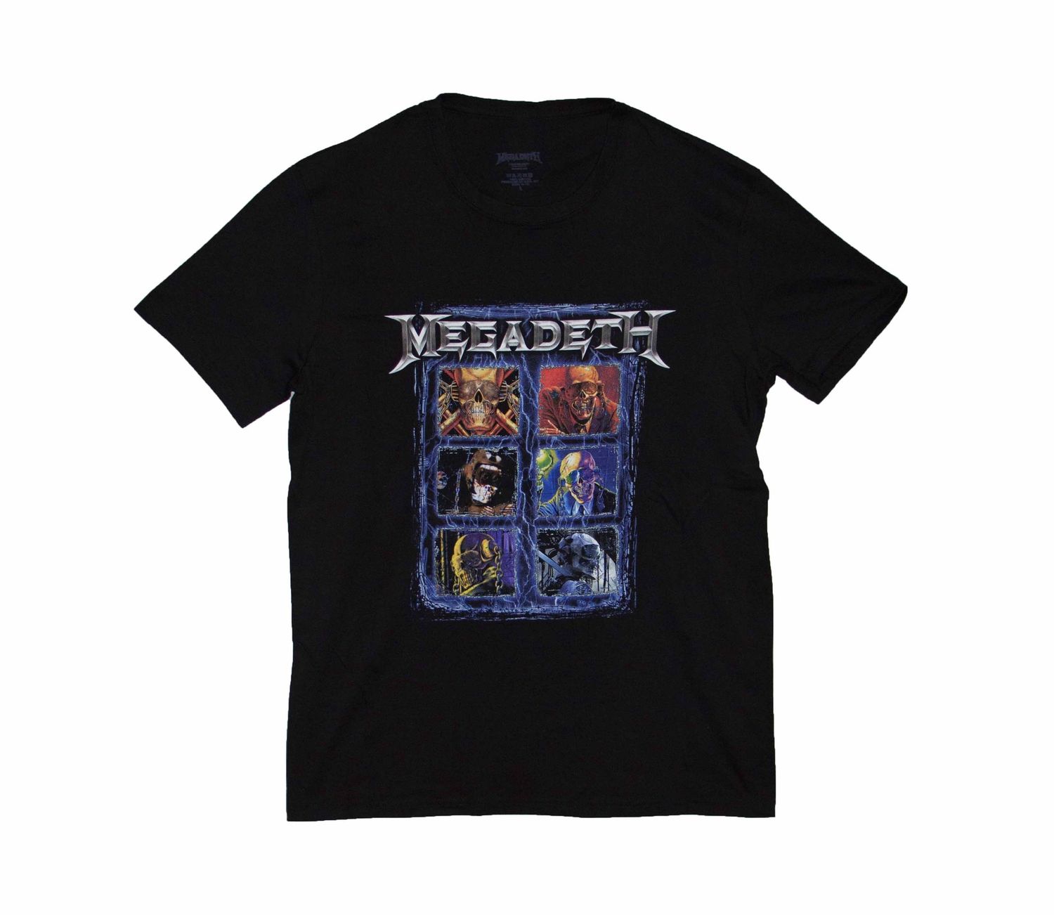 Megadeth - Vic Head Grip Collage - BLK