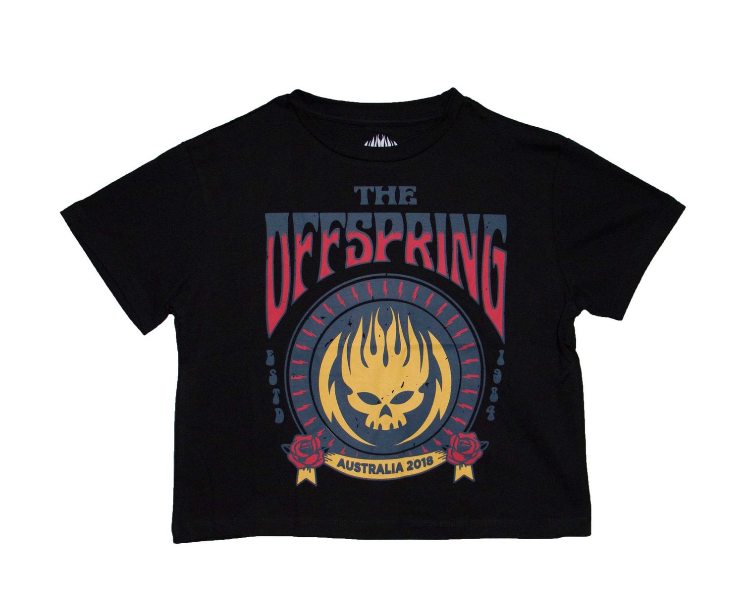 The Offspring - Australia 2018 Women's Croptop - BLK