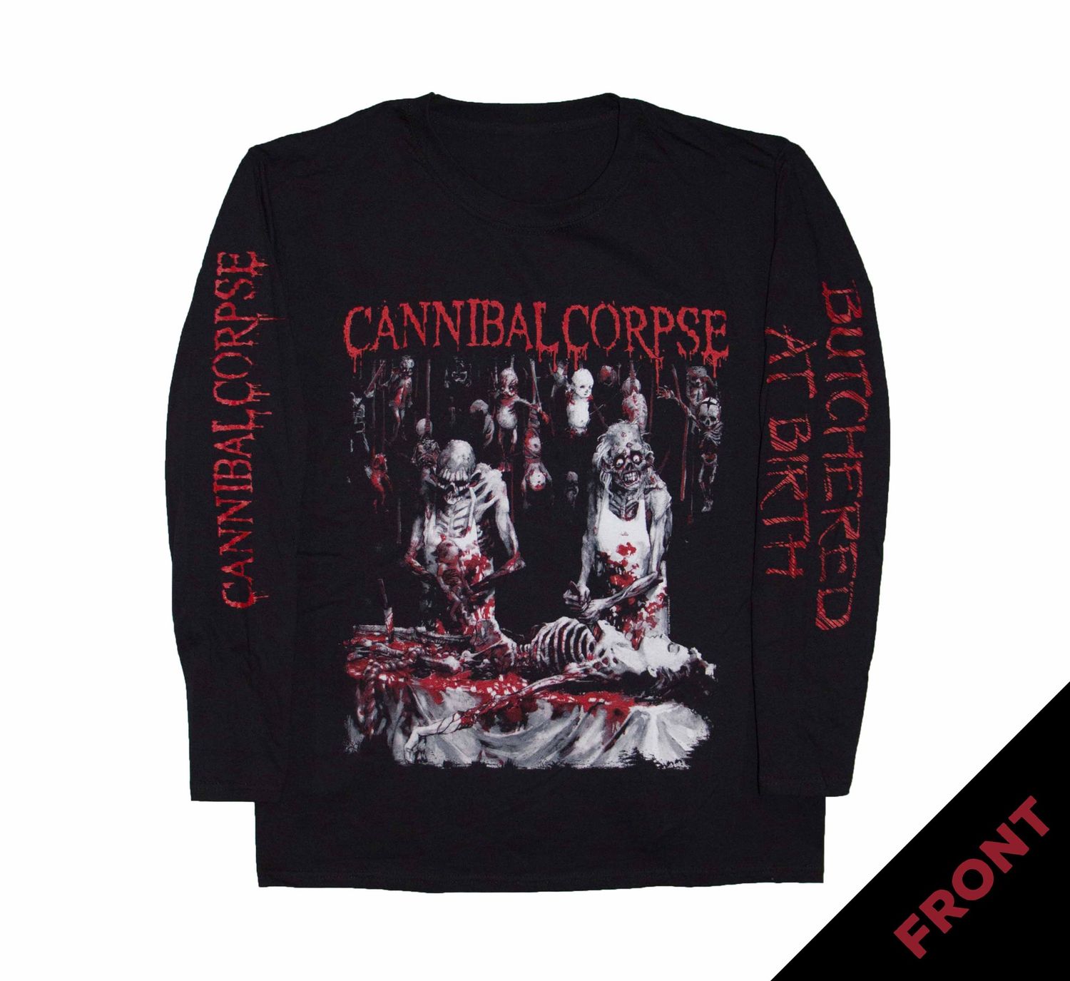 Cannibal Corpse - Butchered At Birth Longsleeve - BLK