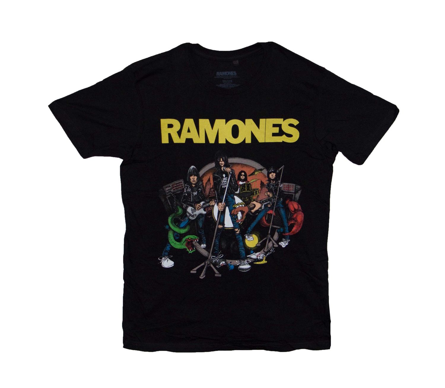 Ramones - Cartoon Band - BLK