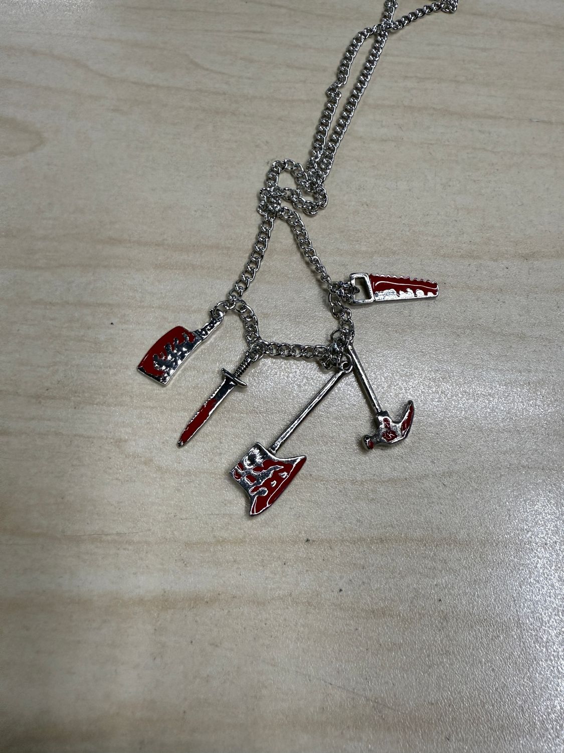 Bloody Tools Charm Necklace