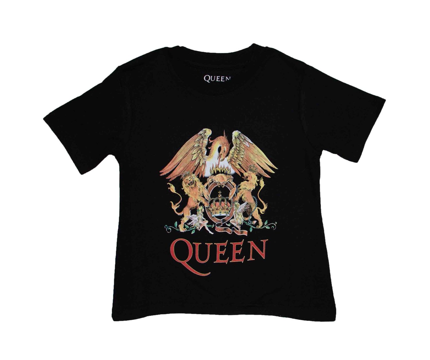 Queen Crest Youth Tee - BLK