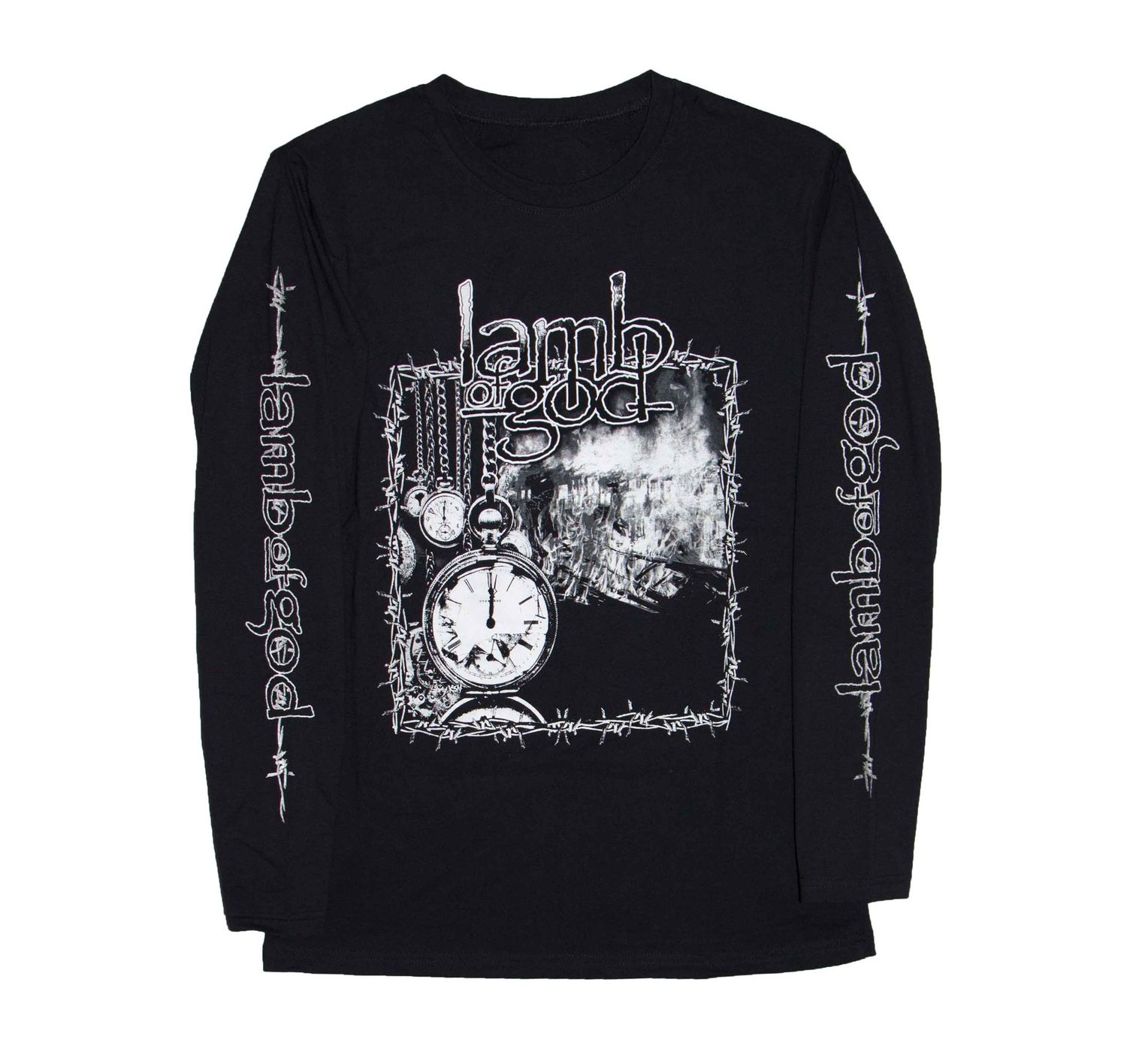 Lamb Of God - Barbed Wire Longsleeve - BLK