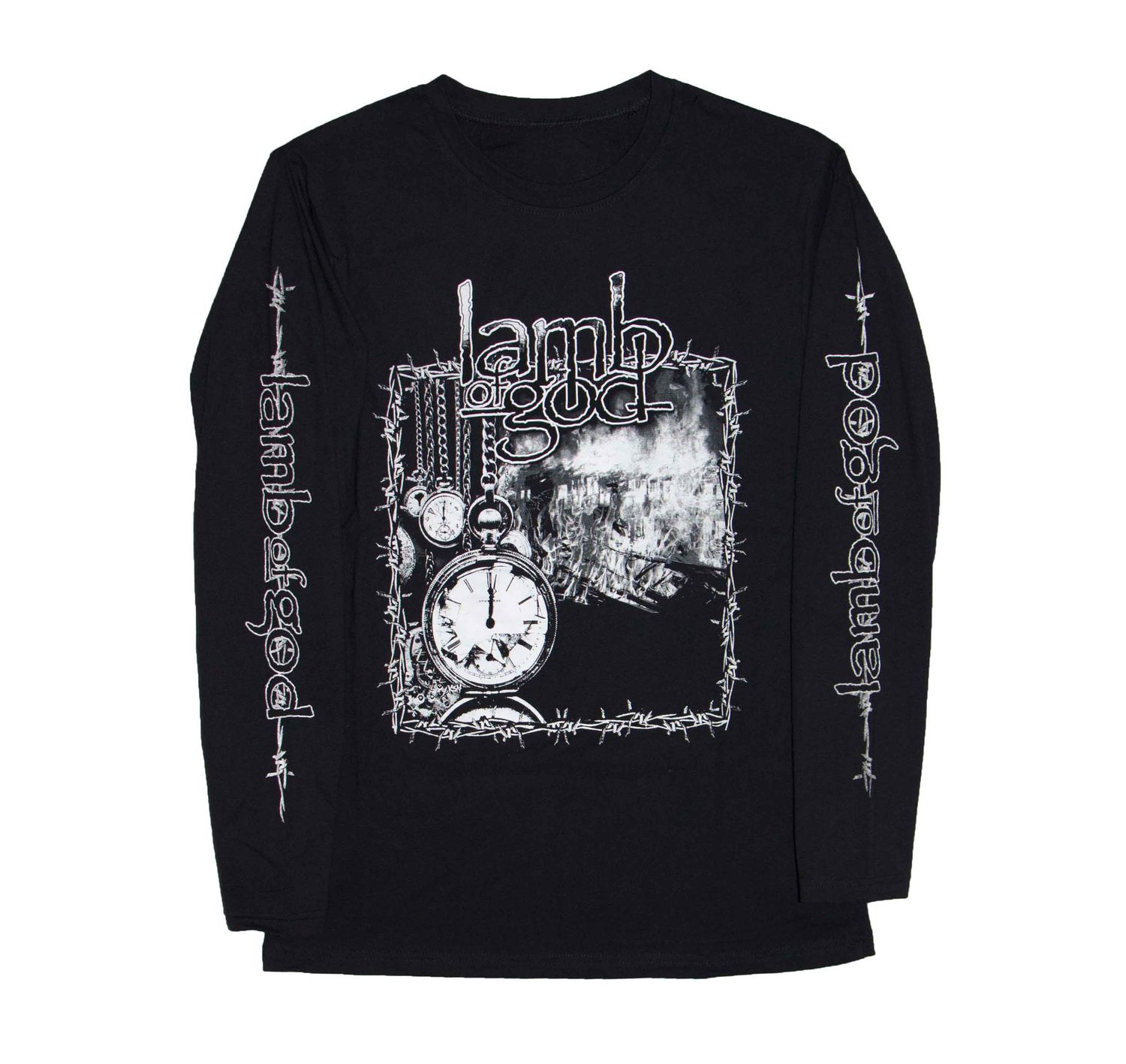Lamb Of God - Barbed Wire Longsleeve - BLK