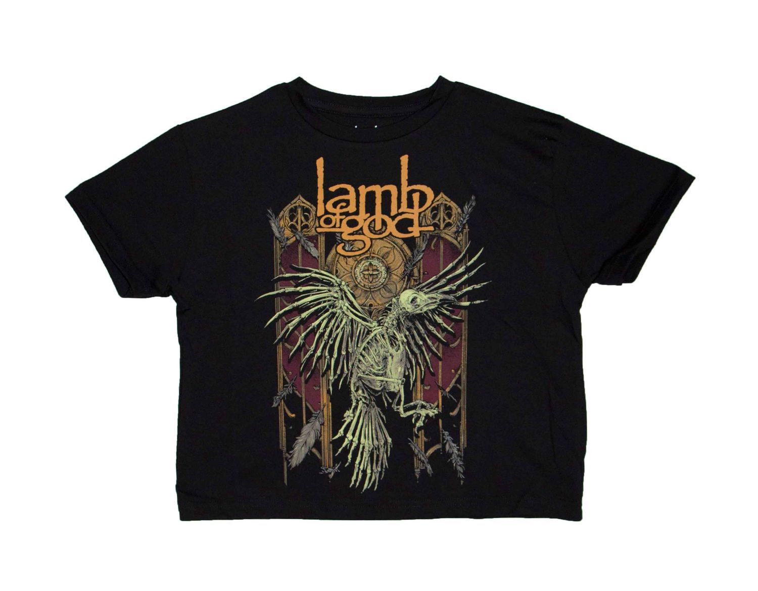 Lamb of God - Crow Ladies' Crop Top - BLK