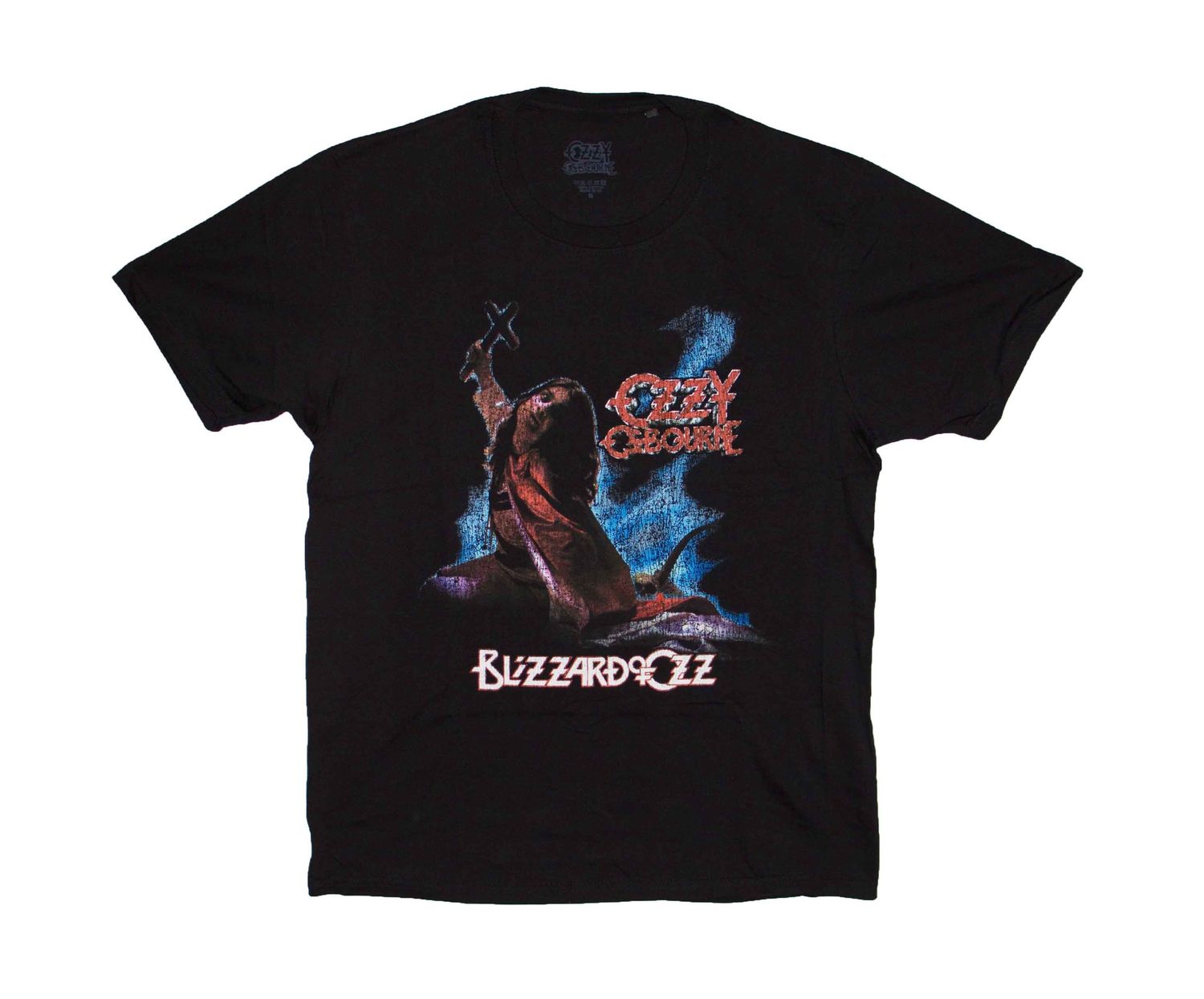 Ozzy Osbourne - Blizzard of Ozz Ver. 3 Red Distressed - BLK