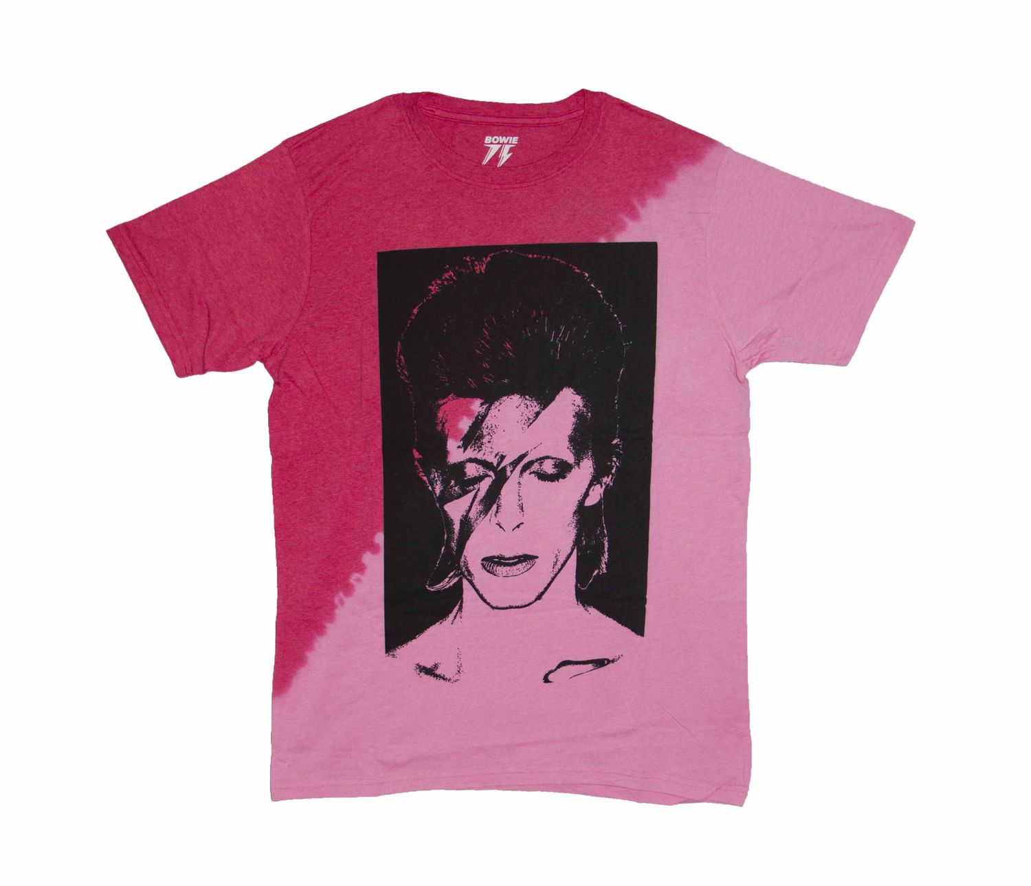 David Bowie - Aladdin Sane Red/Pink Dip Dye