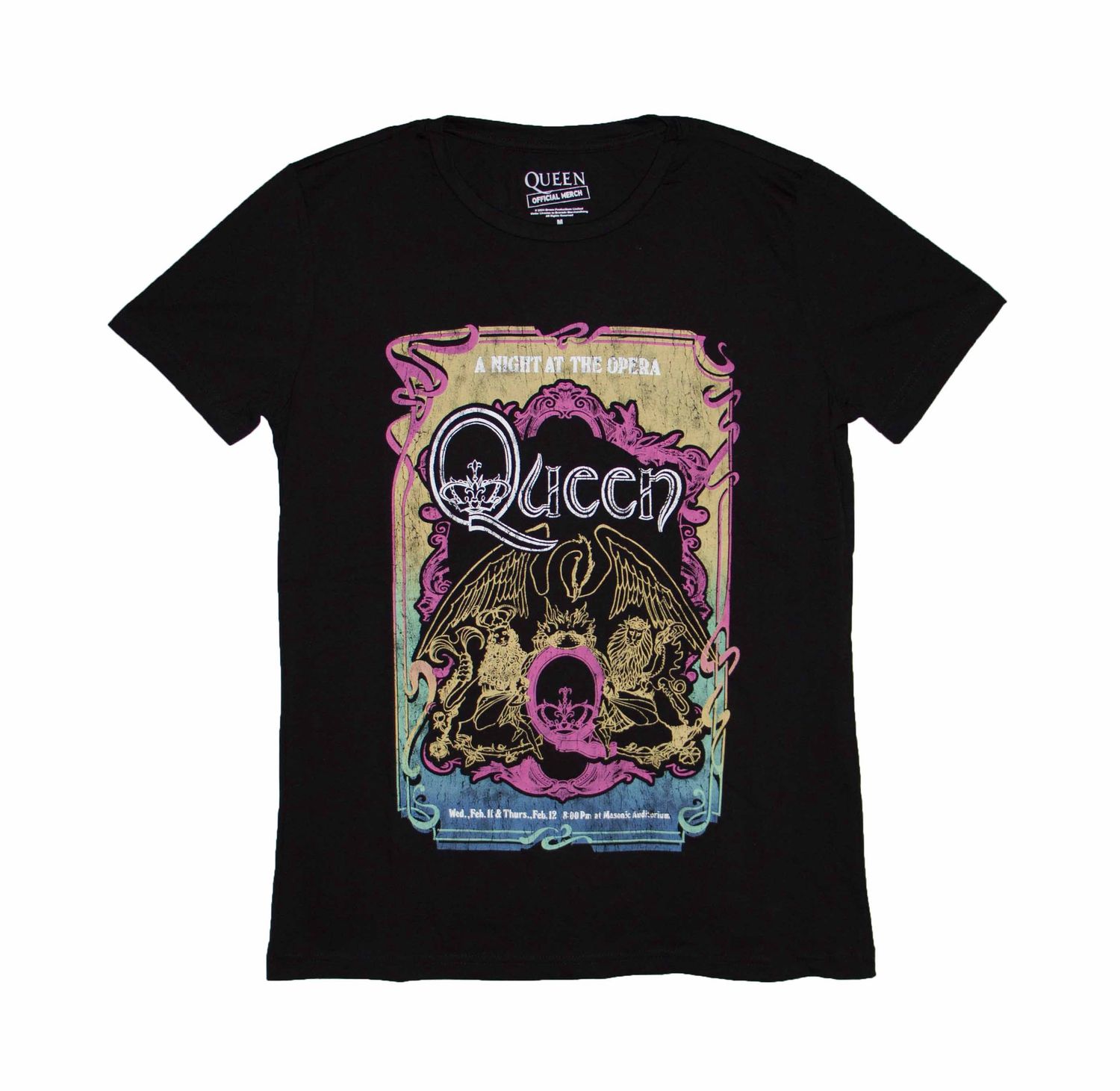 Queen - Night At The Opera Women's - BLK