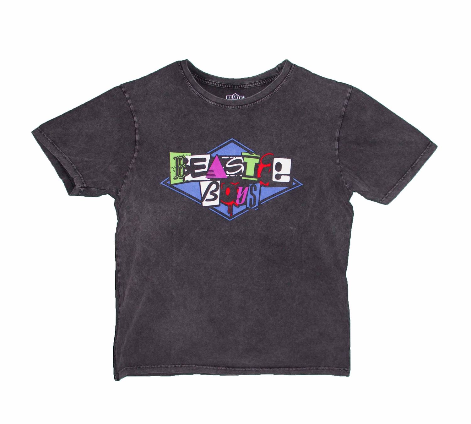 Beastie Boys - Multicolour Logo - STONEWASH GREY
