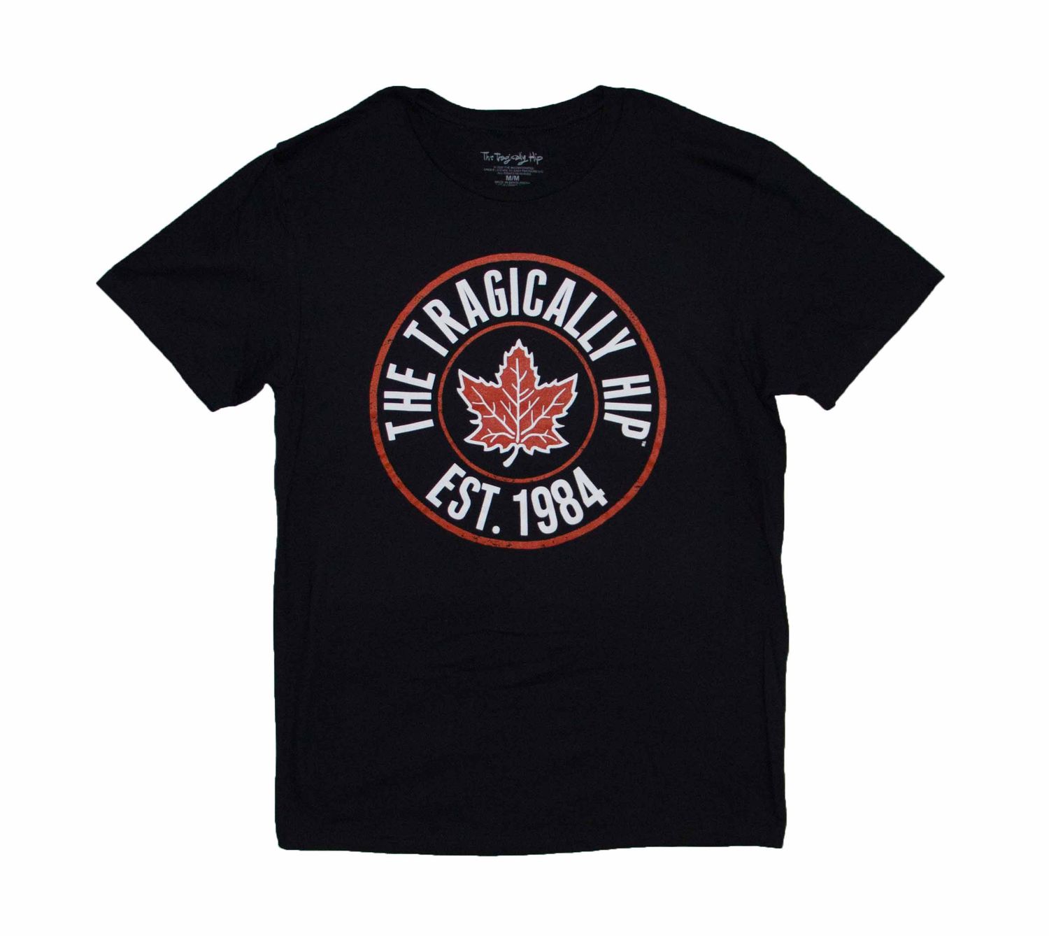 The Tragically Hip - Red Leaf Ring BLK