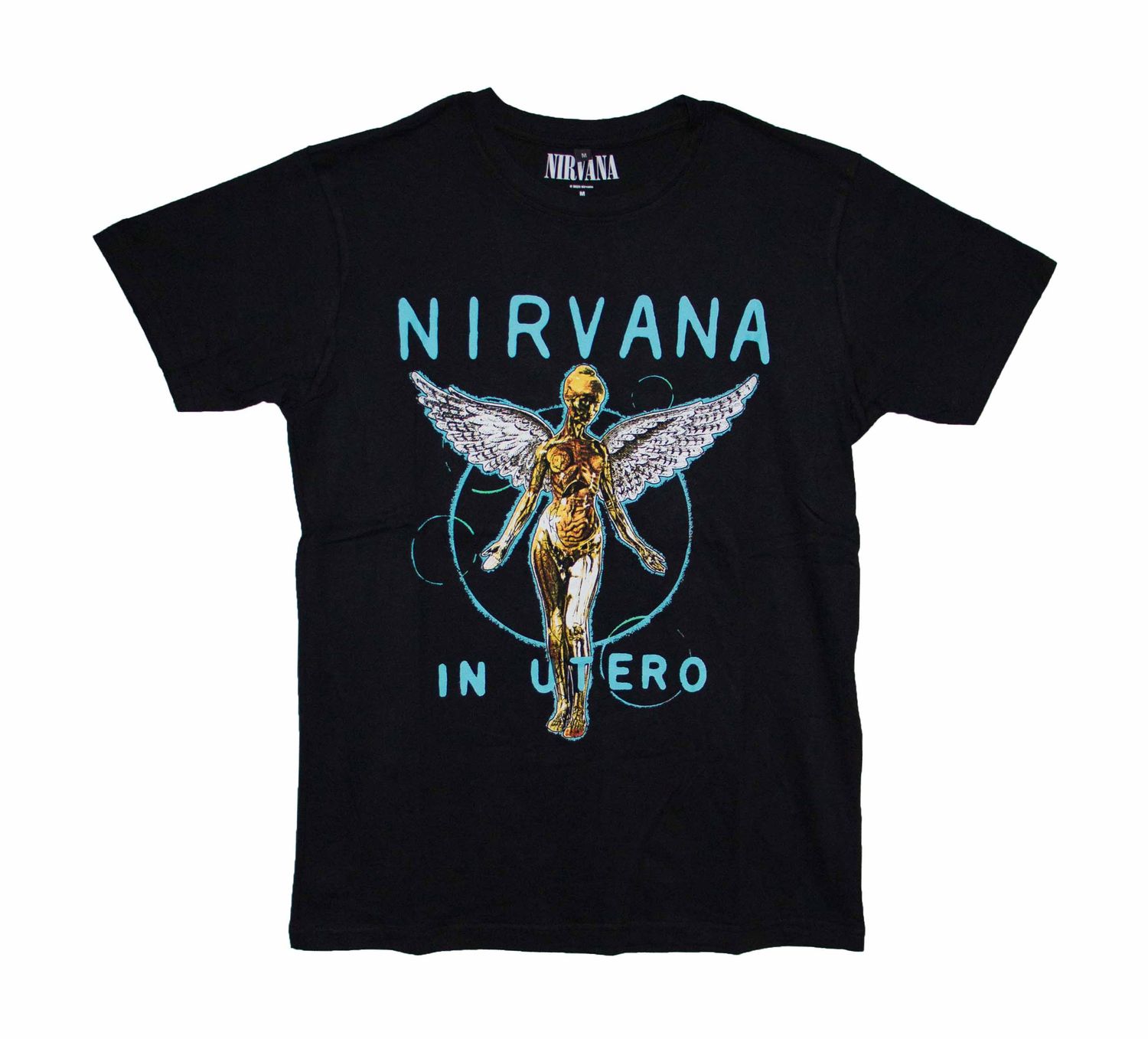 Nirvana In Utero Neon Teal - BLK
