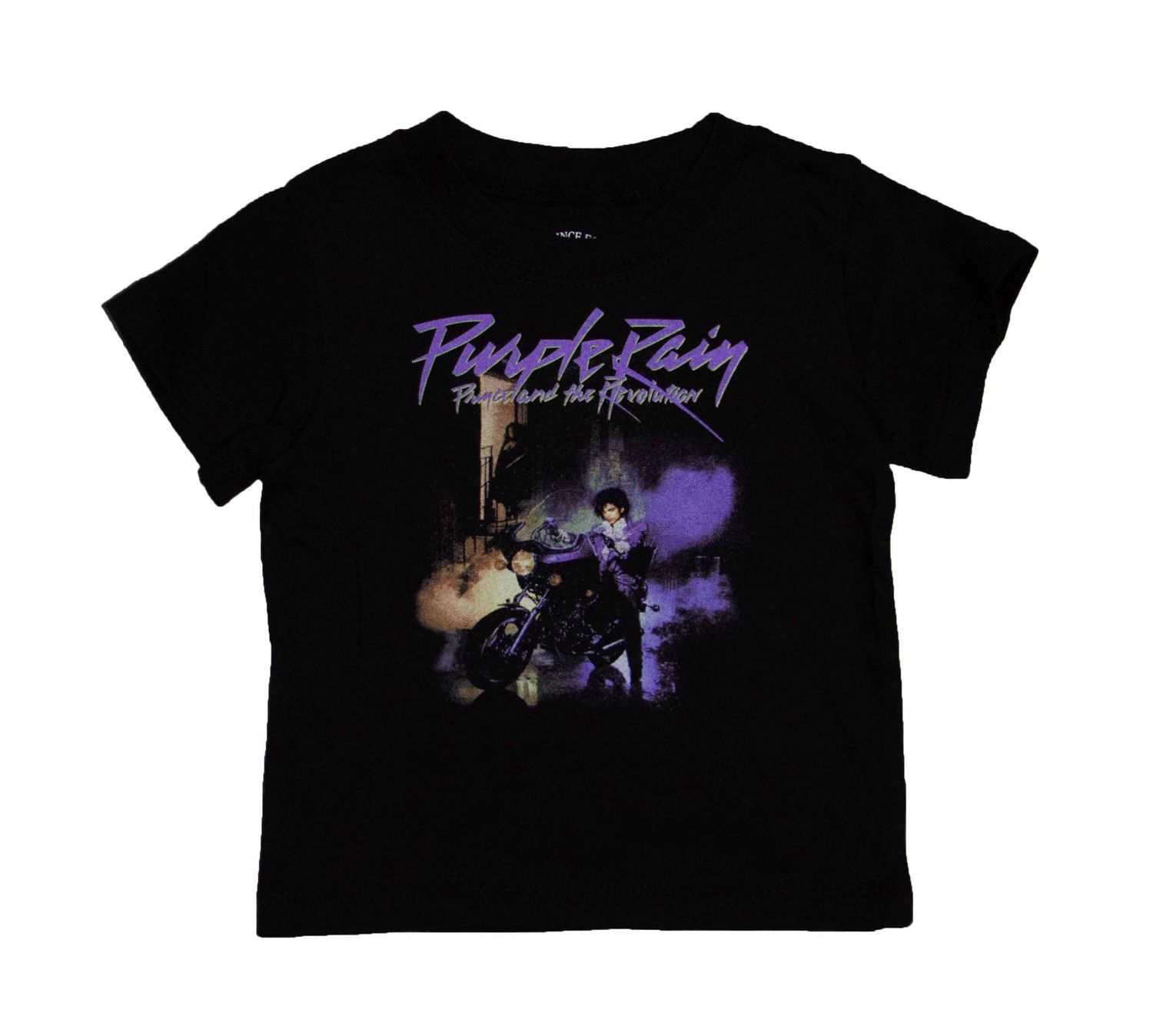 Prince Purple Rain Ver. 2 (faded) Toddler Tee - BLK