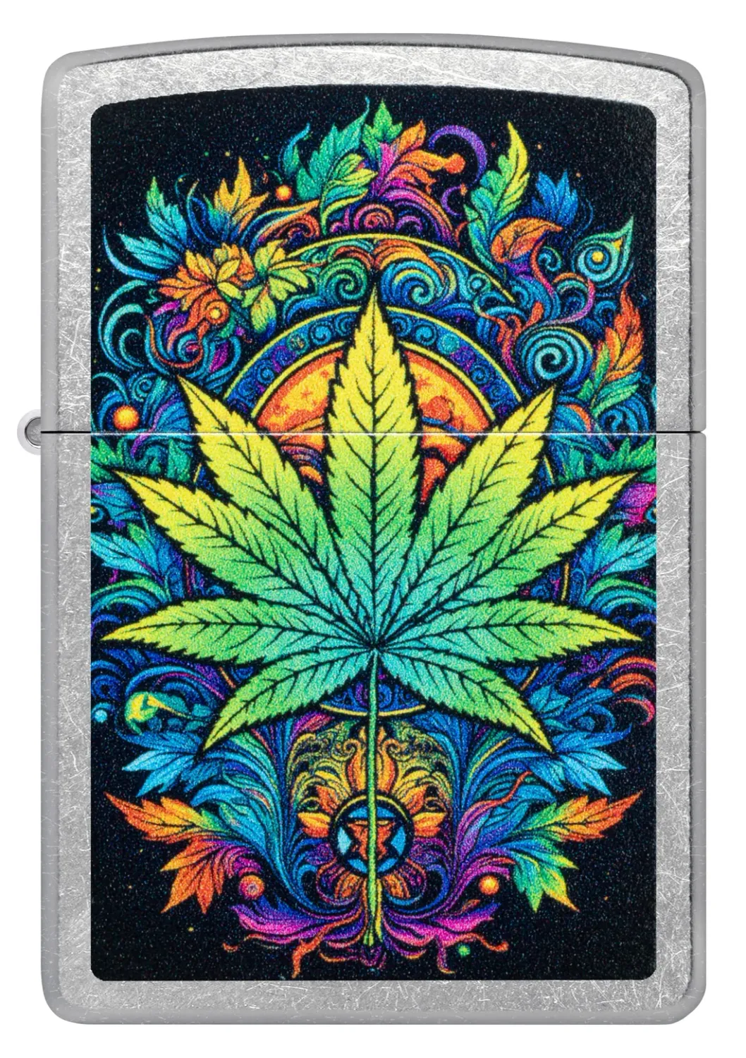 Psychedelic Cannabis Leaf Zippo 46575