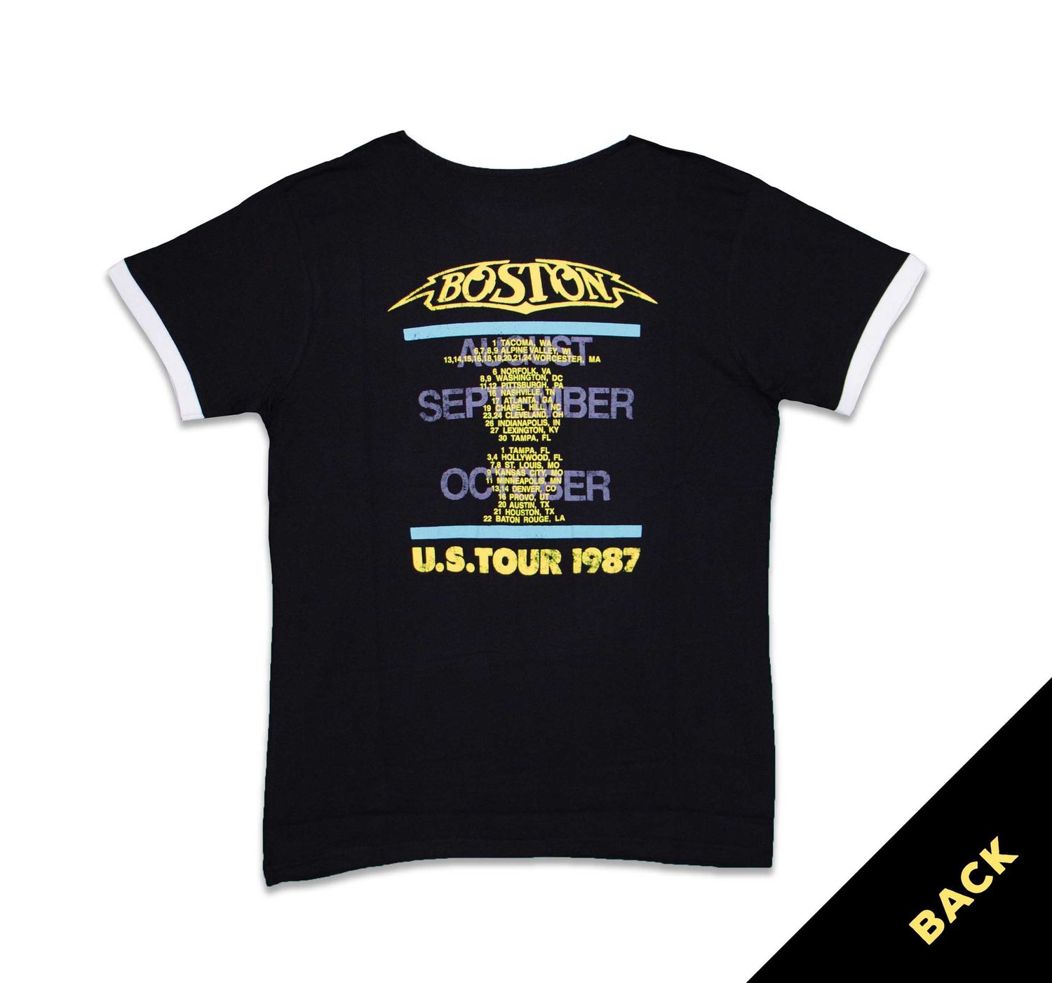 Boston - Third Stage US Tour '87 - BLK RINGER