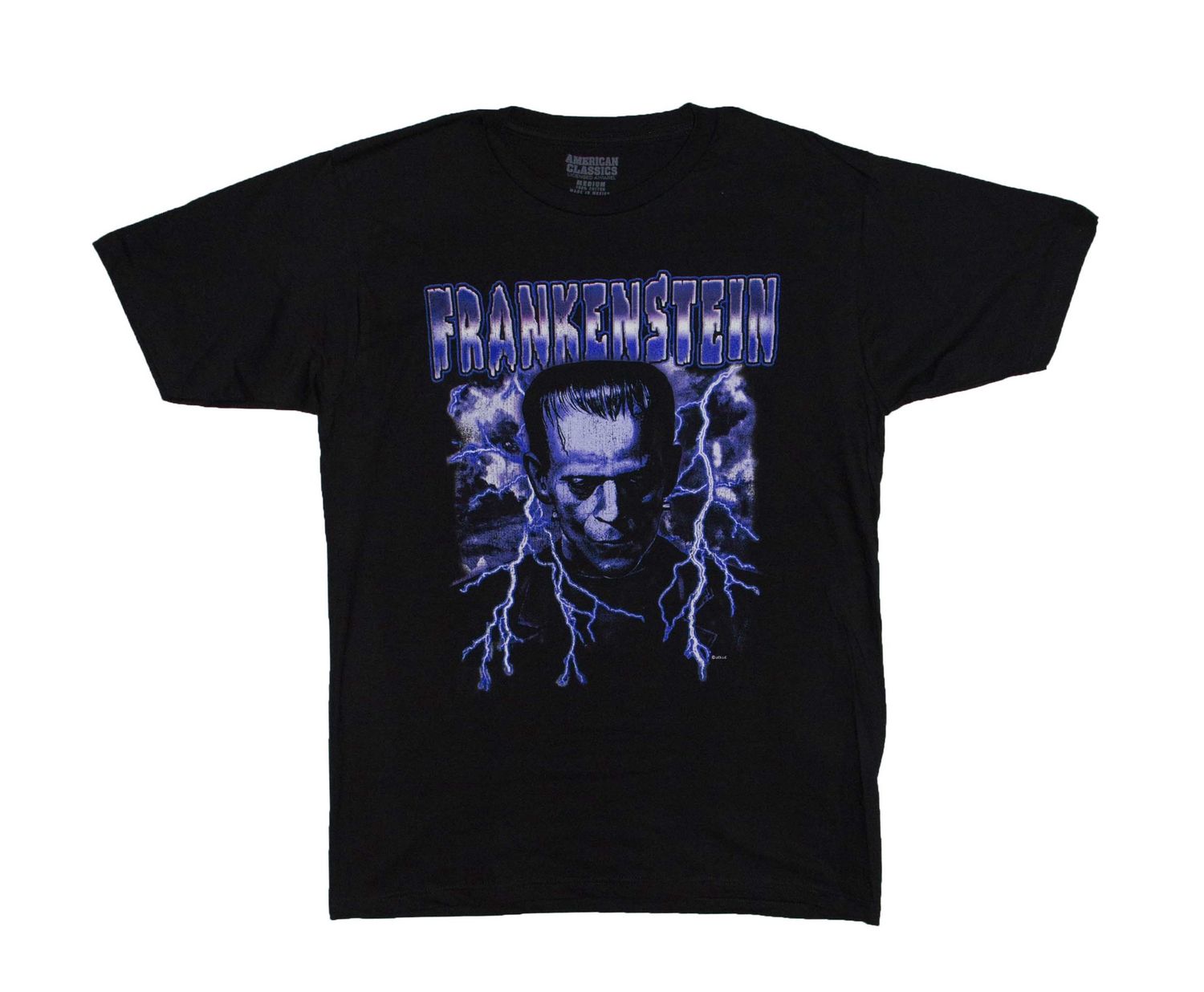 Frankenstein - Lightning Distressed Indigo - BLK