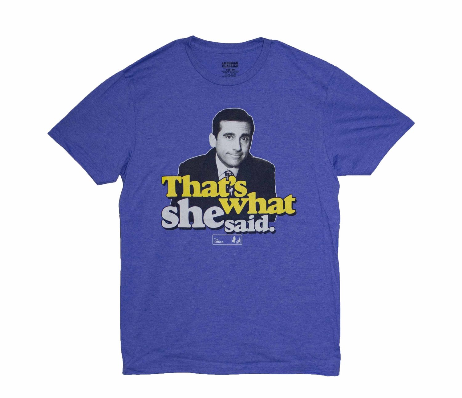 The Office "What She Said" - LIGHT BLUE HEATHER