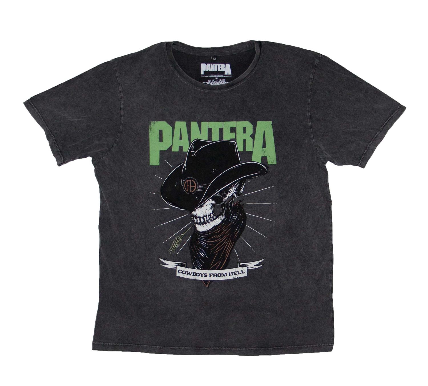Pantera - Skeleton Cowboy - STONEWASH GREY