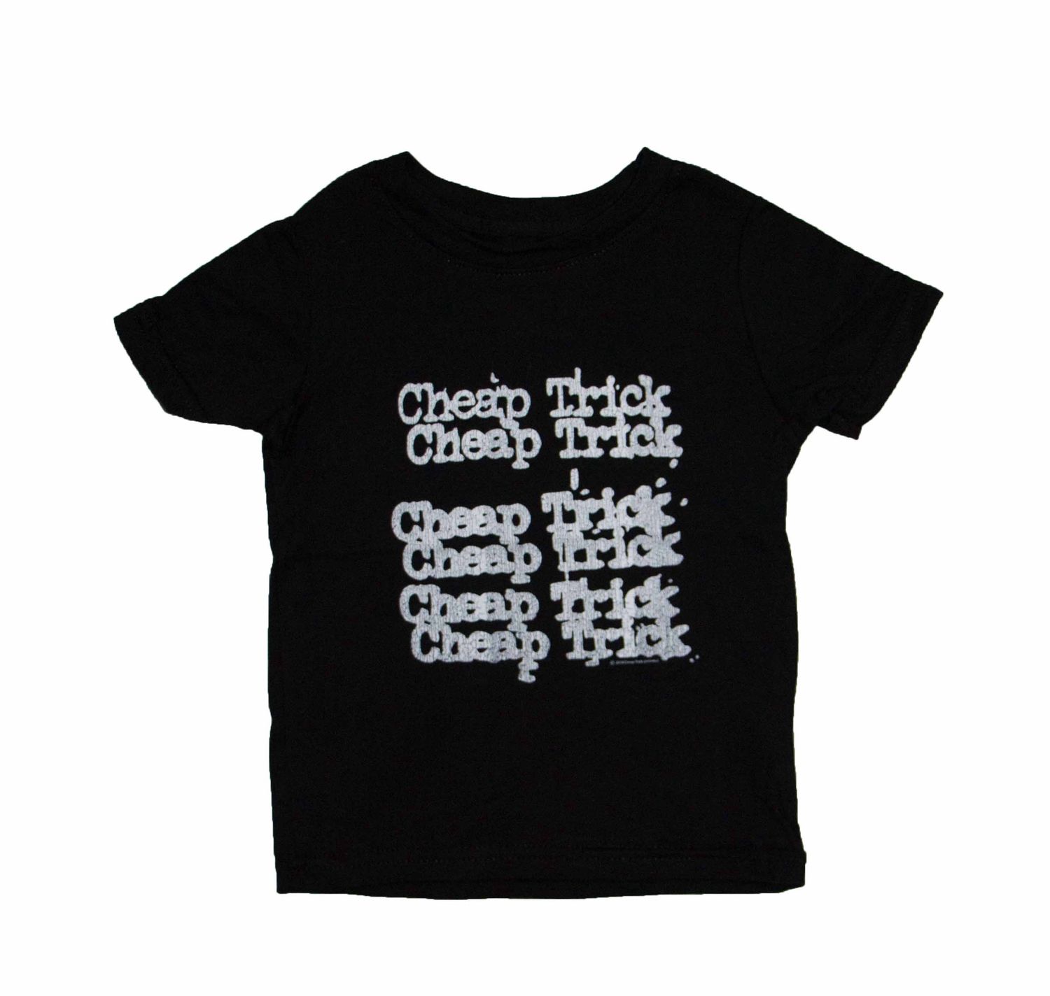 Cheap Trick - Repeat Logo Toddler Tee - BLK