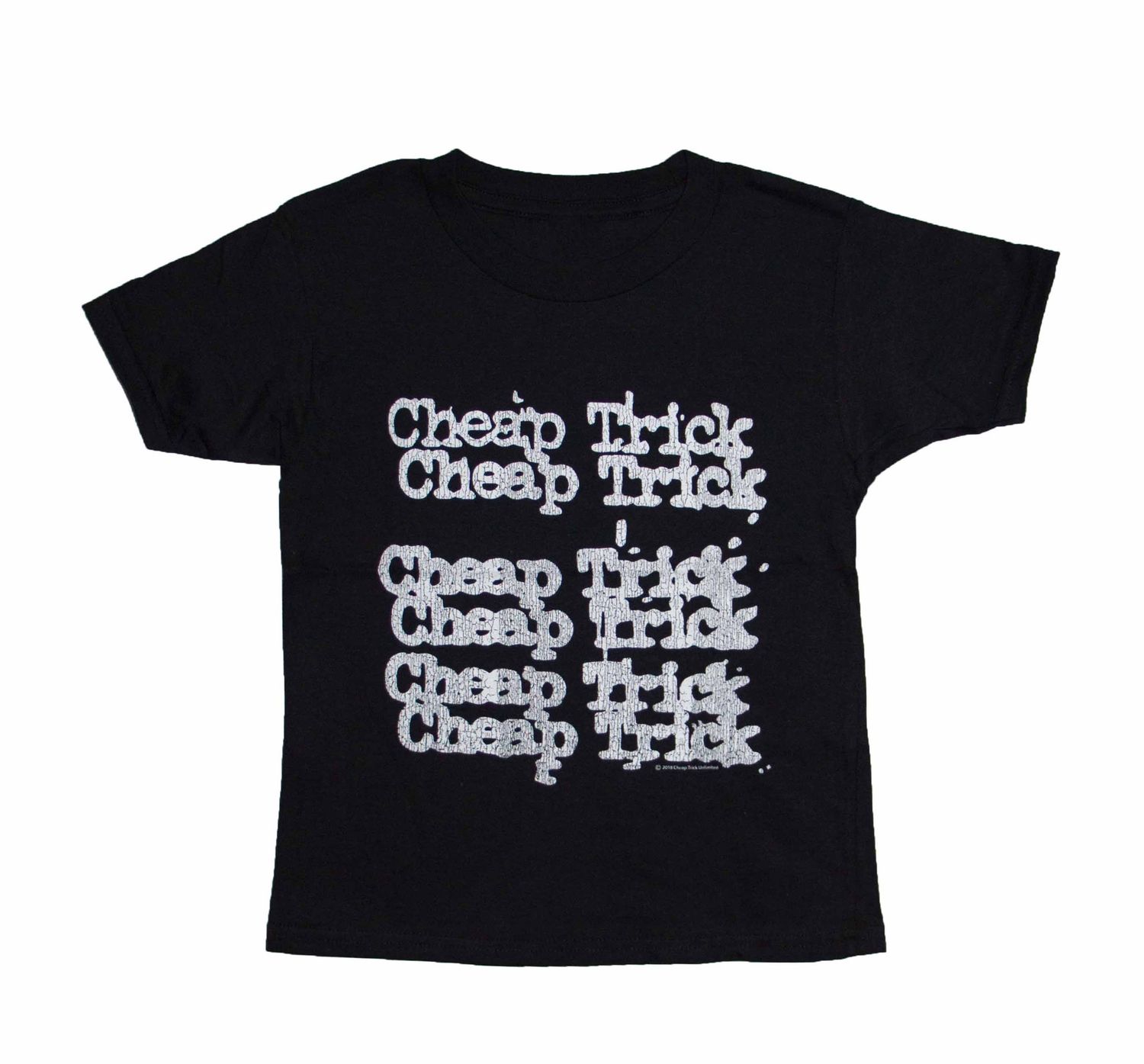 Cheap Trick - Repeat Logo Youth Tee - BLK