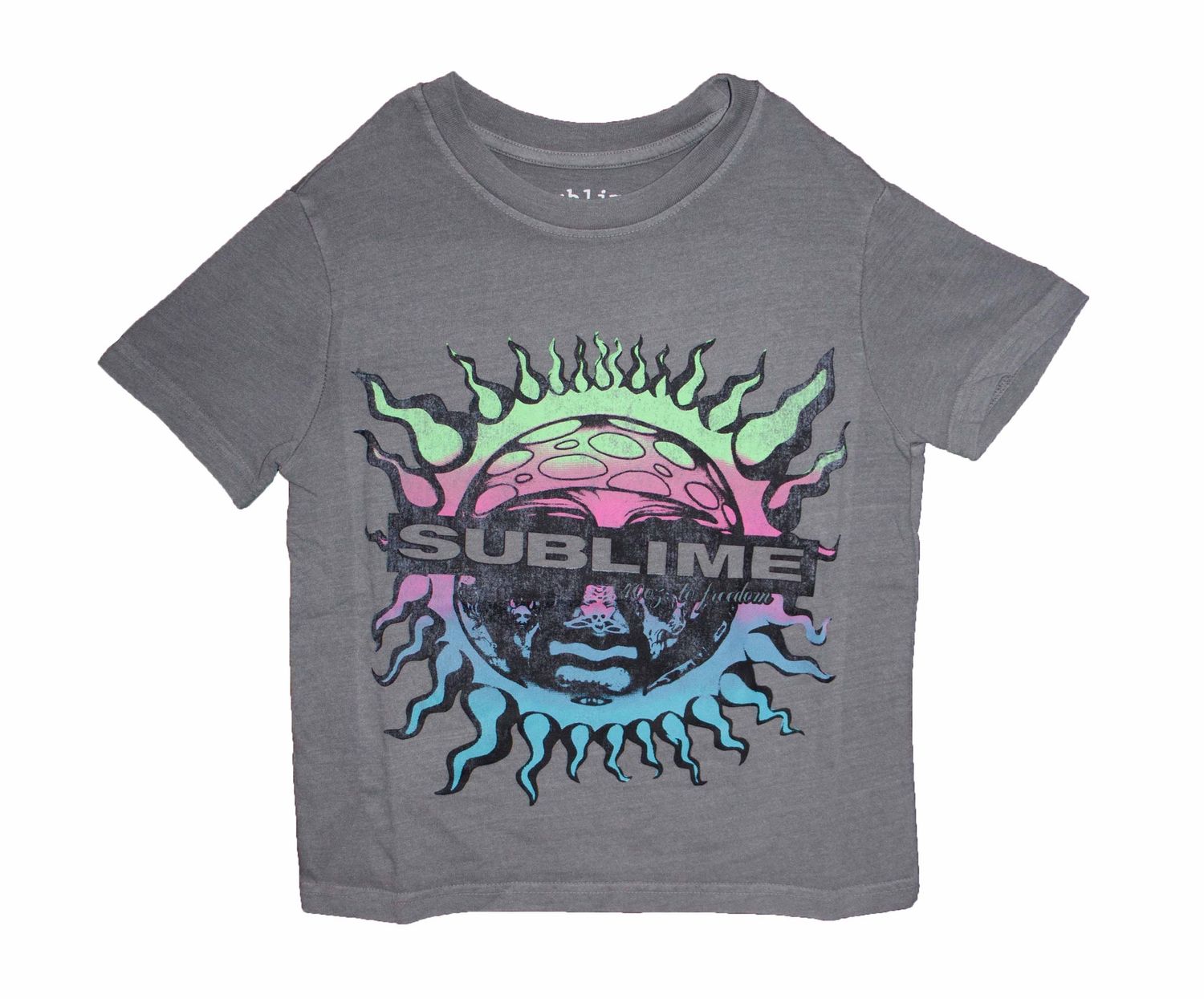 Sublime - Gradient Sun Women's Crop - GREY