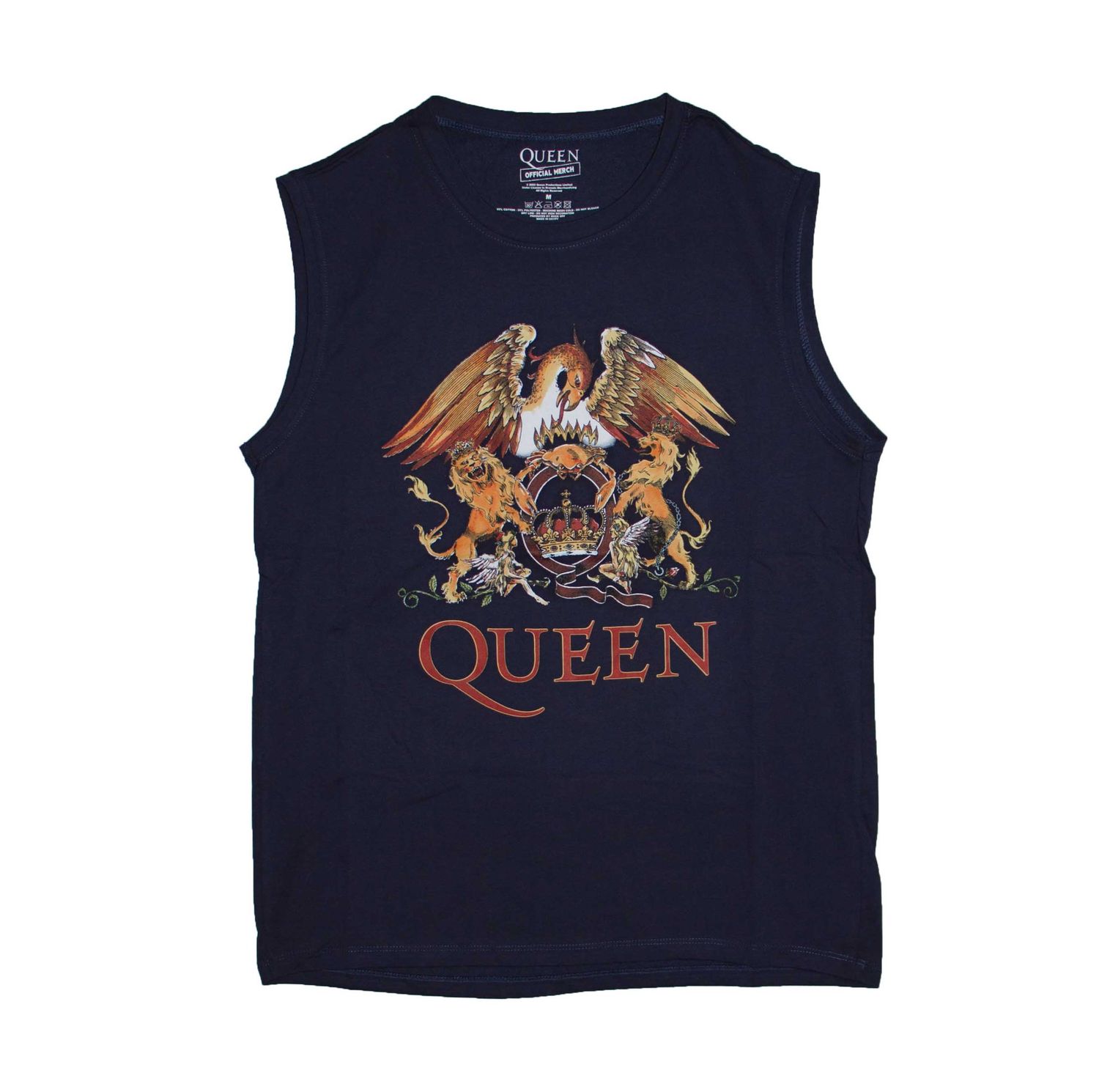 Queen - Classic Crest Tank - NAVY