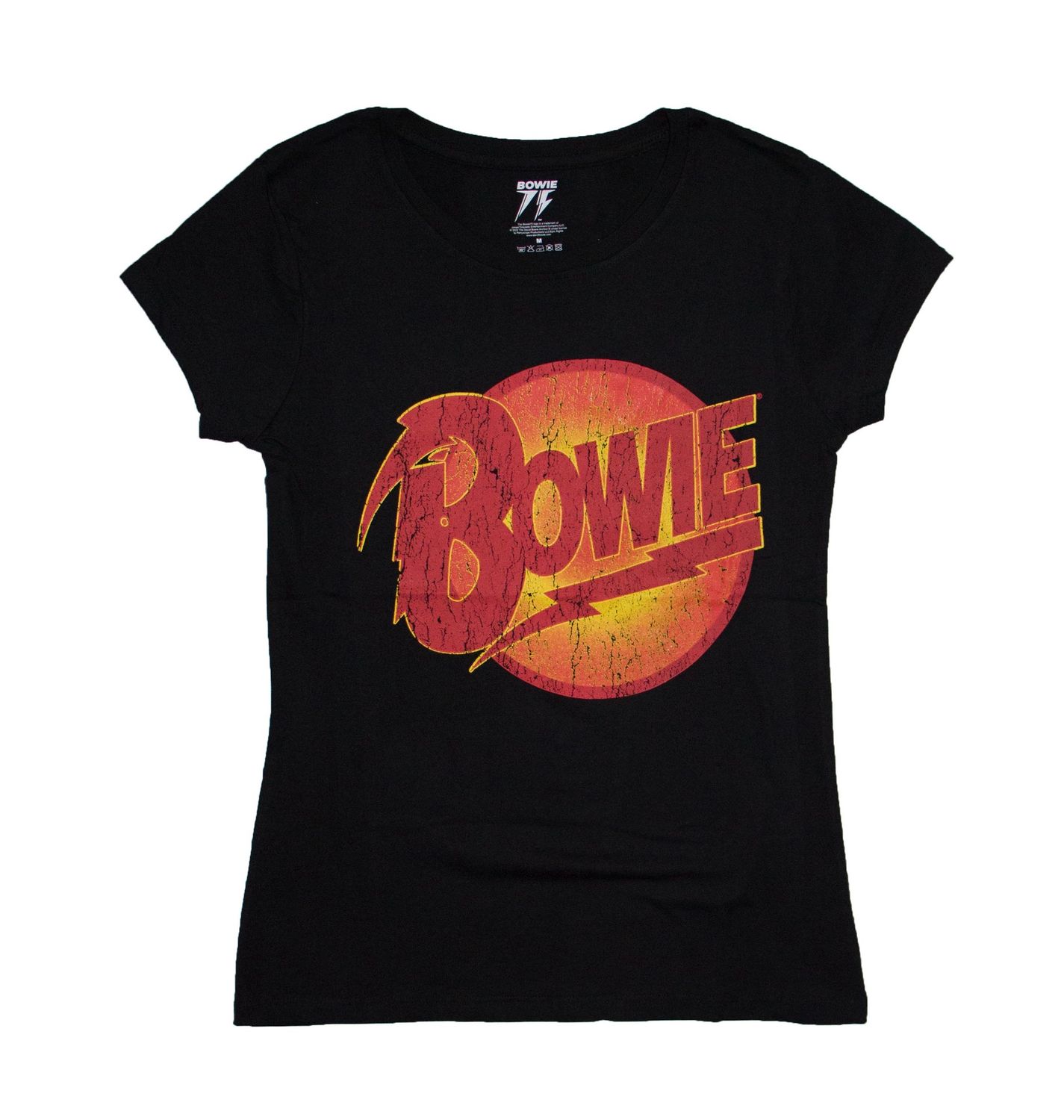 David Bowie Vintage Diamond Dogs Women's Crop - BLK