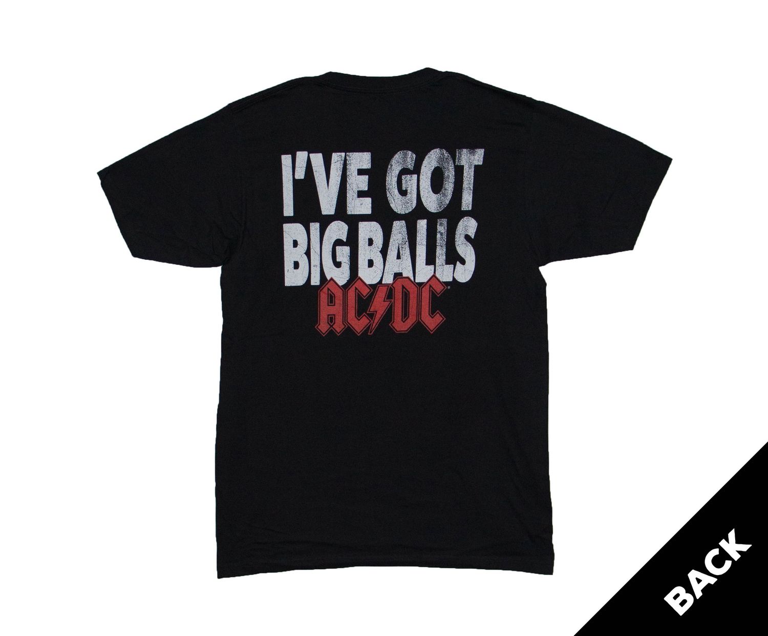 AC/DC Dirty Deeds Type Front &amp; Back - BLK