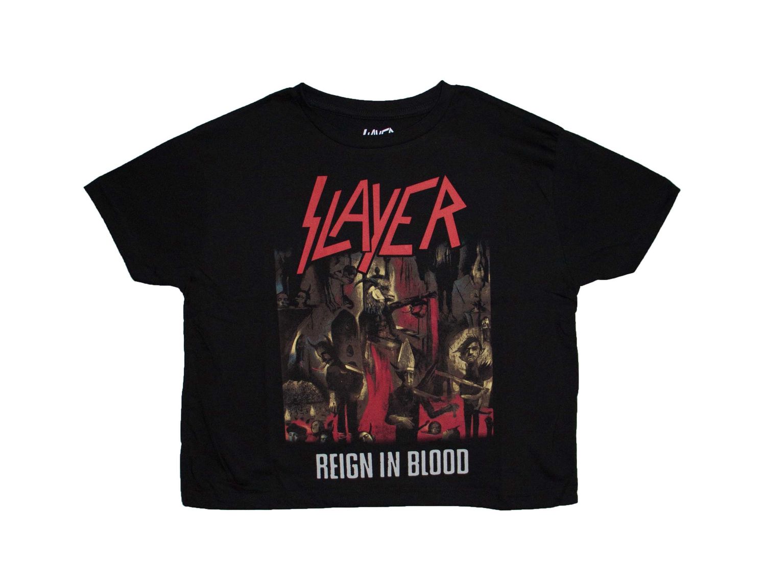 Slayer - Reign in Blood Women's Crop - BLK