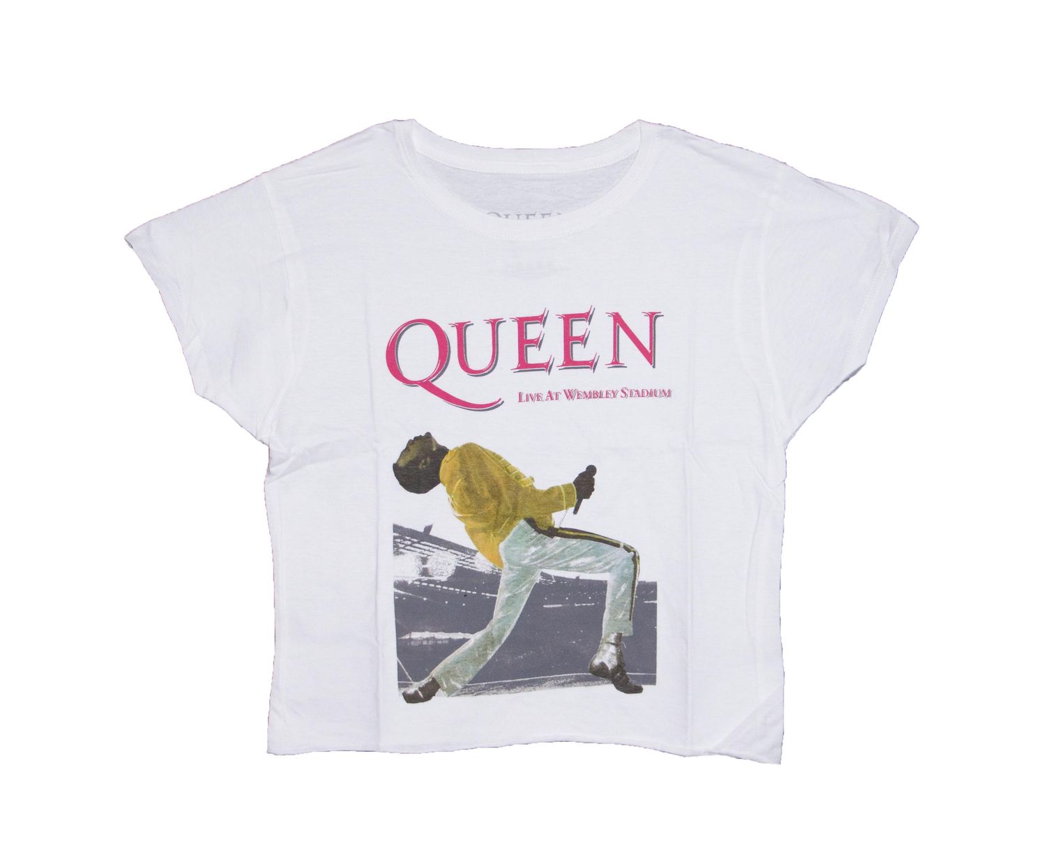 Queen - Wembley Women's Crop - WHT