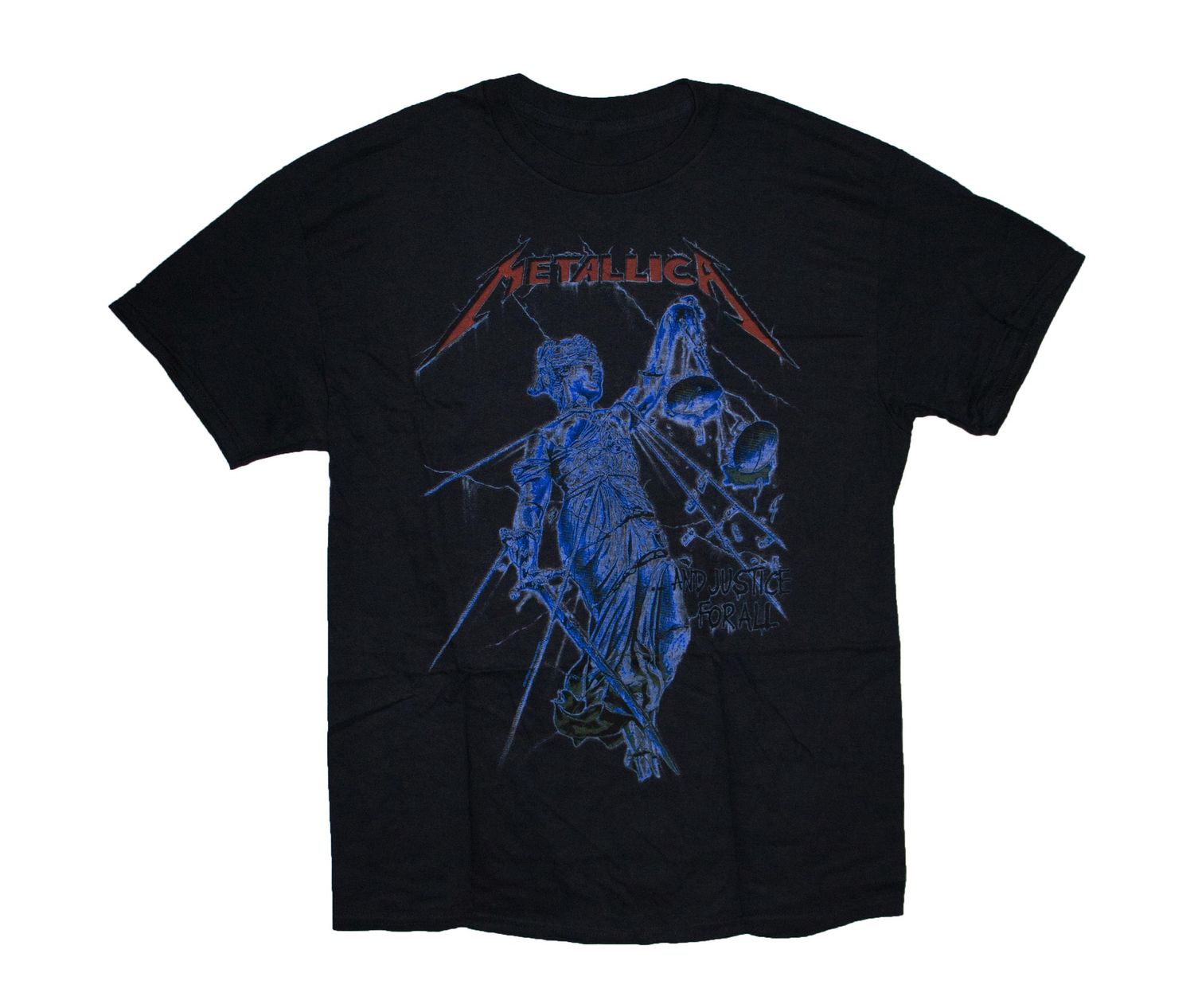 Metallica - Red / Blue Justice For All - BLK